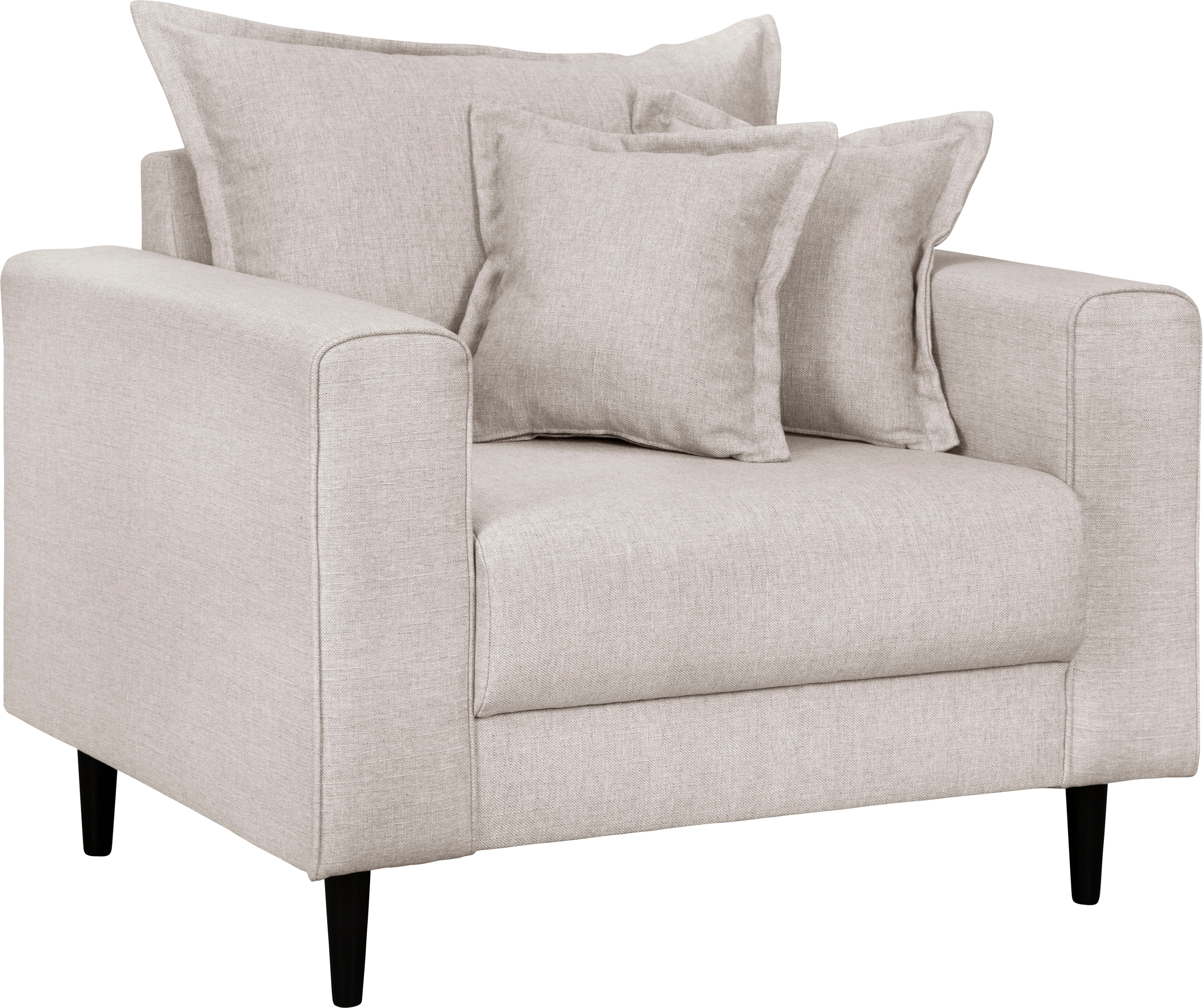 Home affaire Fauteuil VEYRAS loungefauteuil, afmetingen B/D/H: 95/84/76 cm