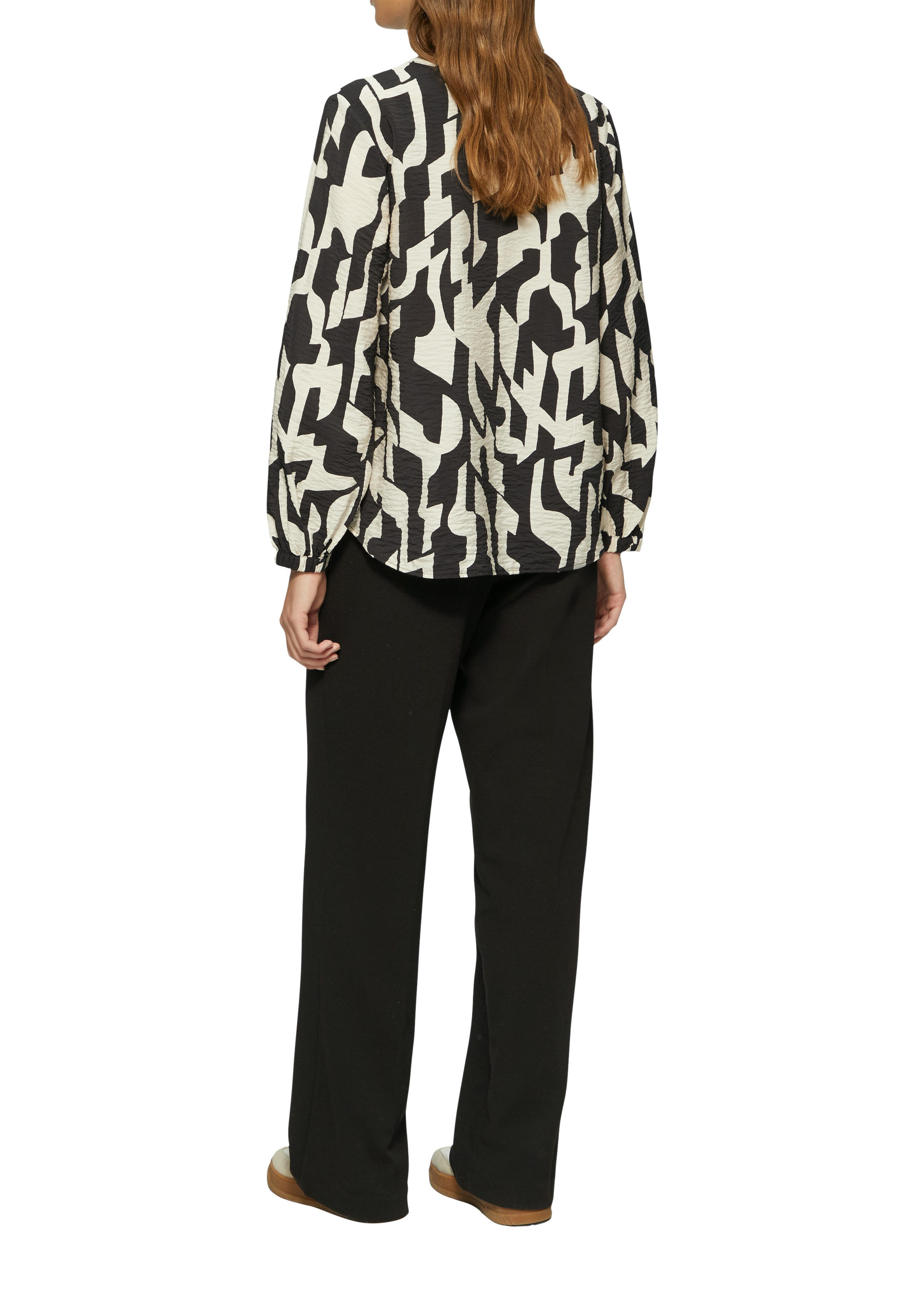 s.Oliver Blouse met lange mouwen met print all-over