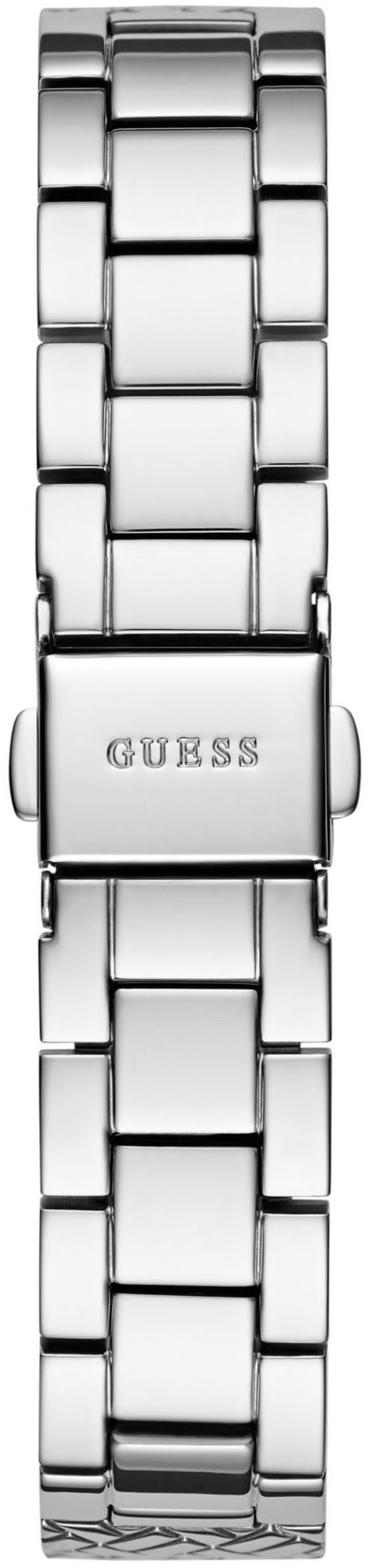 Guess Kwartshorloge ENCHANTMENT Horloge, dameshorloge, kristallen, mineraalglas, stalen band
