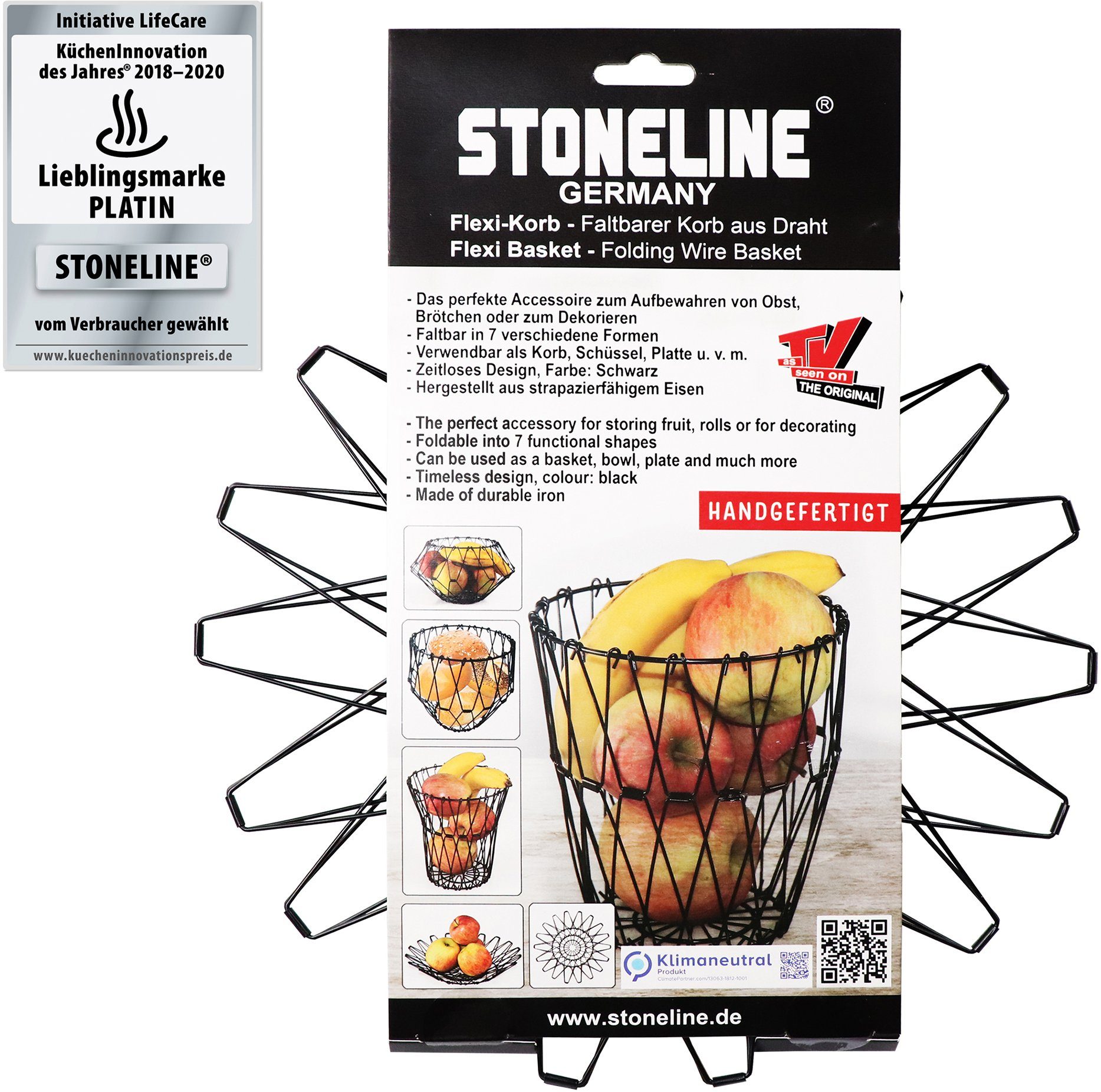STONELINE Fruitschaal Flexi mand