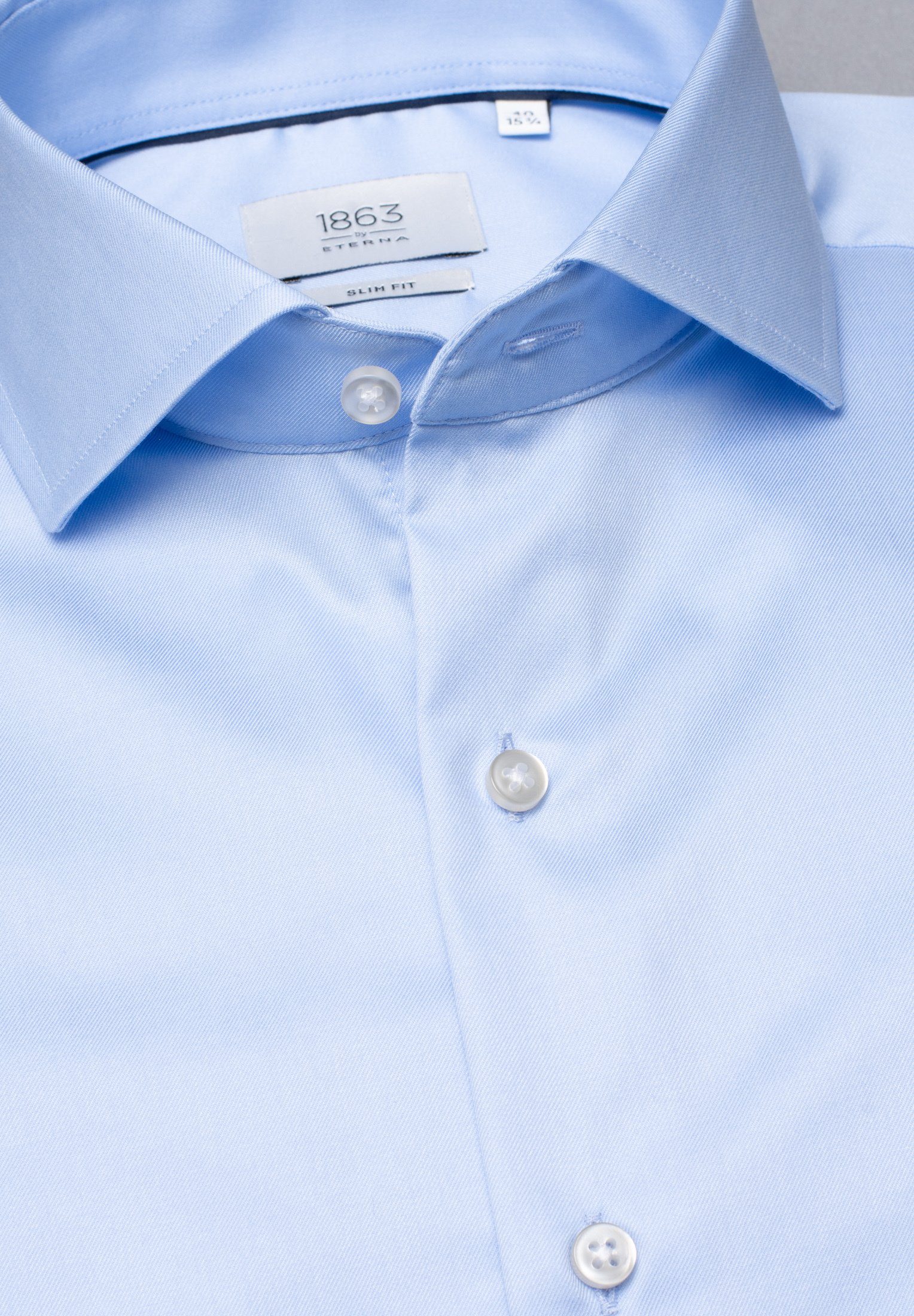 Eterna Overhemd met lange mouwen Slim fit NON IRON (strijkvrij)