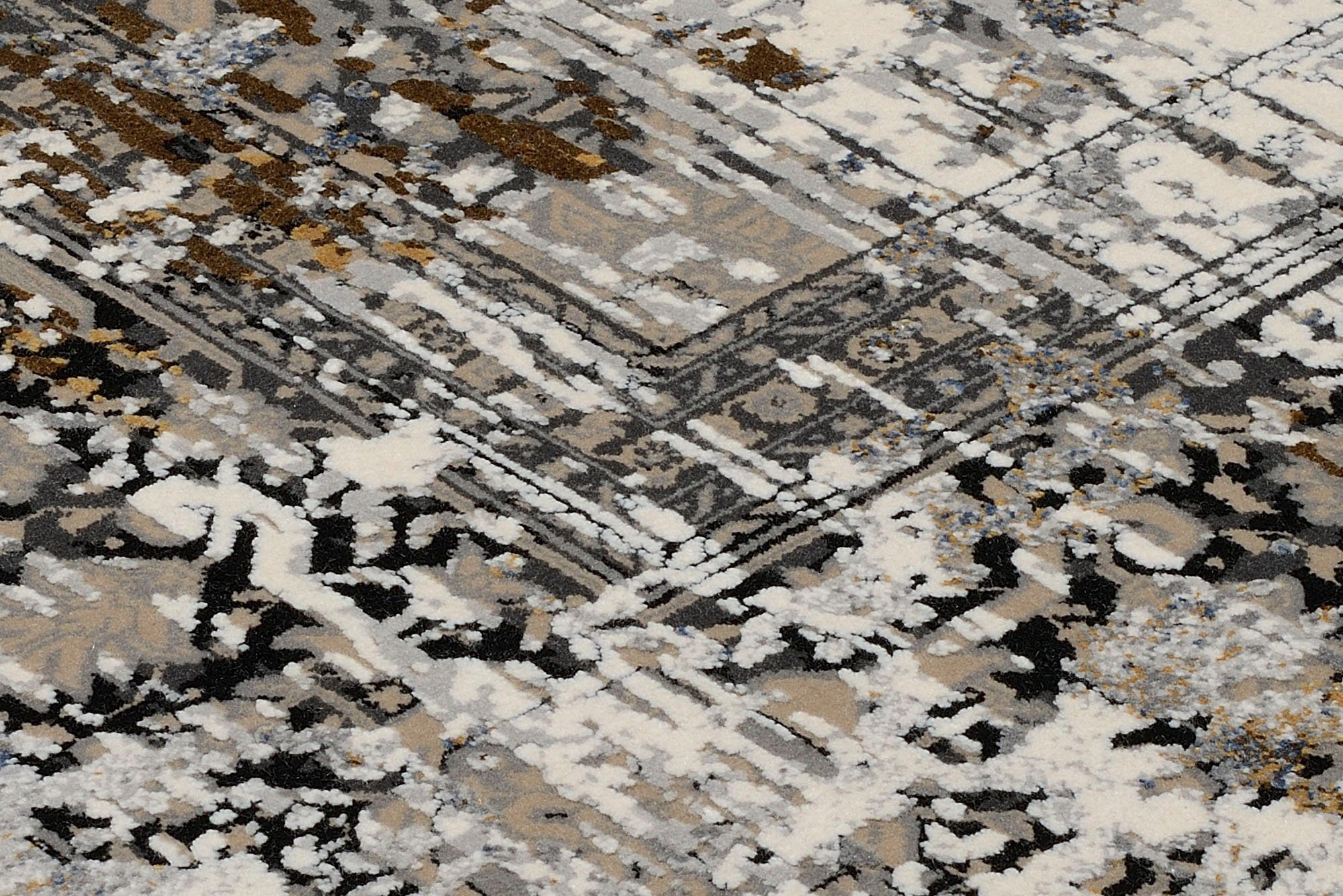 OCI DIE TEPPICHMARKE Vloerkleed IMPRESSION CASSINA Vintage, fijne franjes, lichte glans door viscose, woonkamer