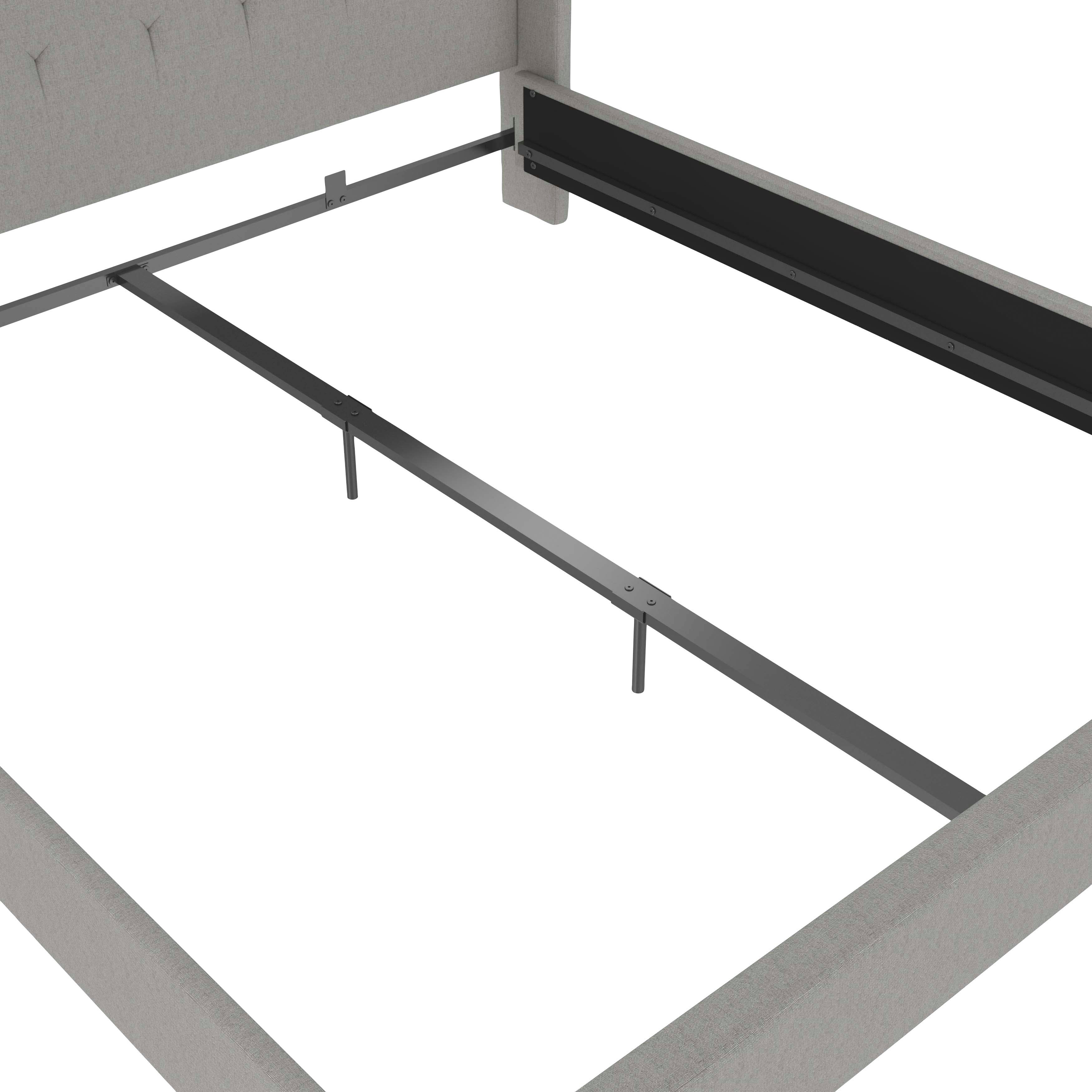 Home affaire Gestoffeerd bed Kempton met ruitencapitonnage, zacht verdikt, ligoppervlak 140x200 of 180x200 cm (1-delig)