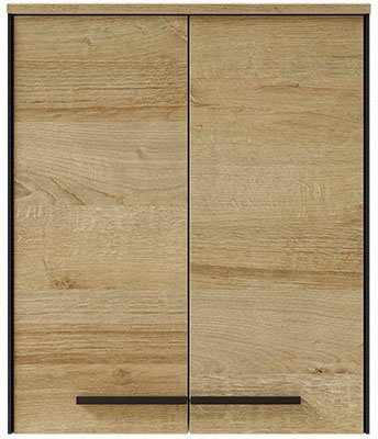 Saphir Hangend kastje Quickset 395 Badschrank 60,4 cm breit mit 2 Türen und 2 Einlegeböden