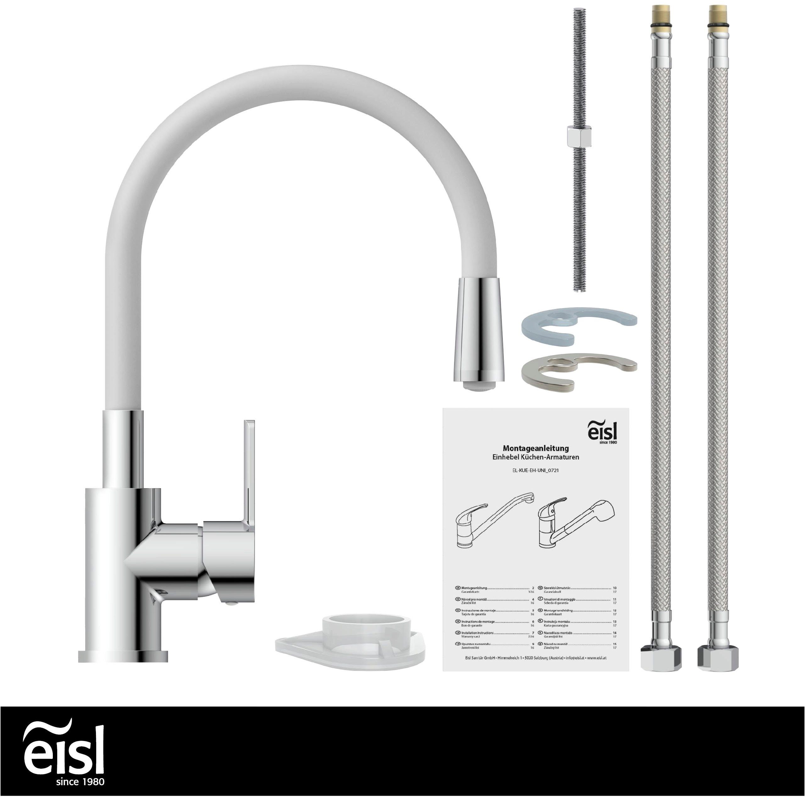 Eisl Gootsteen kraan Flexo energiebesparende cold-start, waterbesparende eco click,360° draaibaar