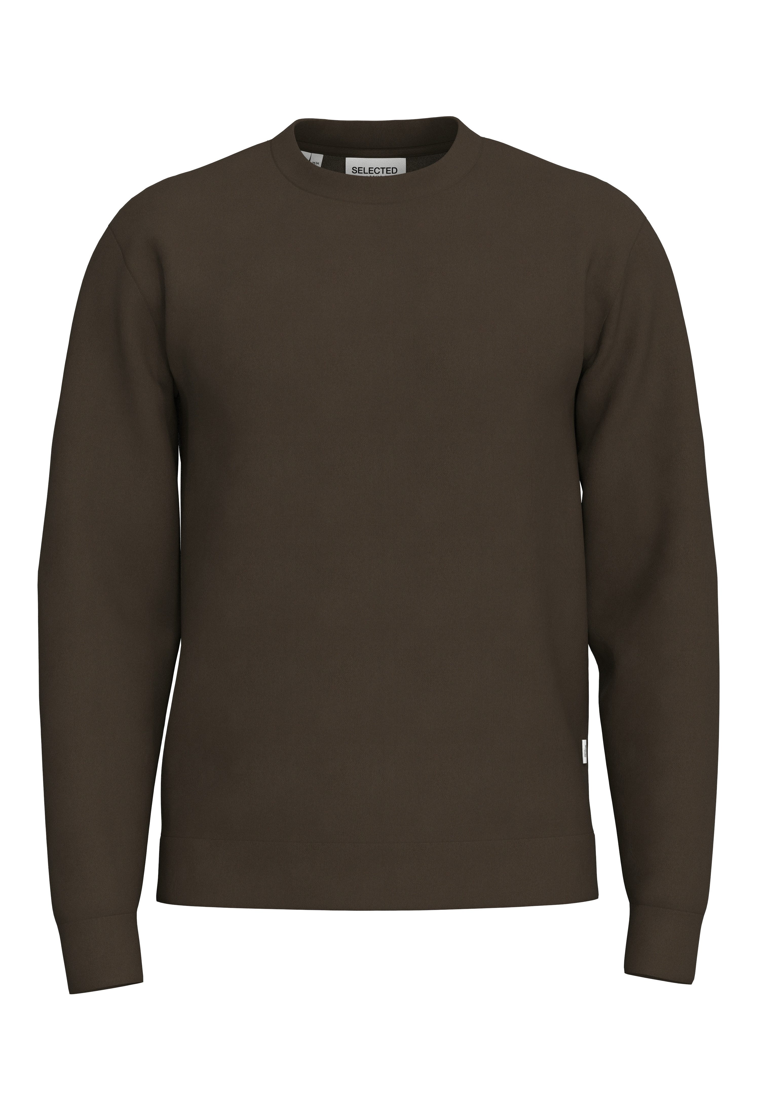 SELECTED HOMME Sweatshirt SLHEMANUEL SOFT CREW NECK SWEAT NOOS