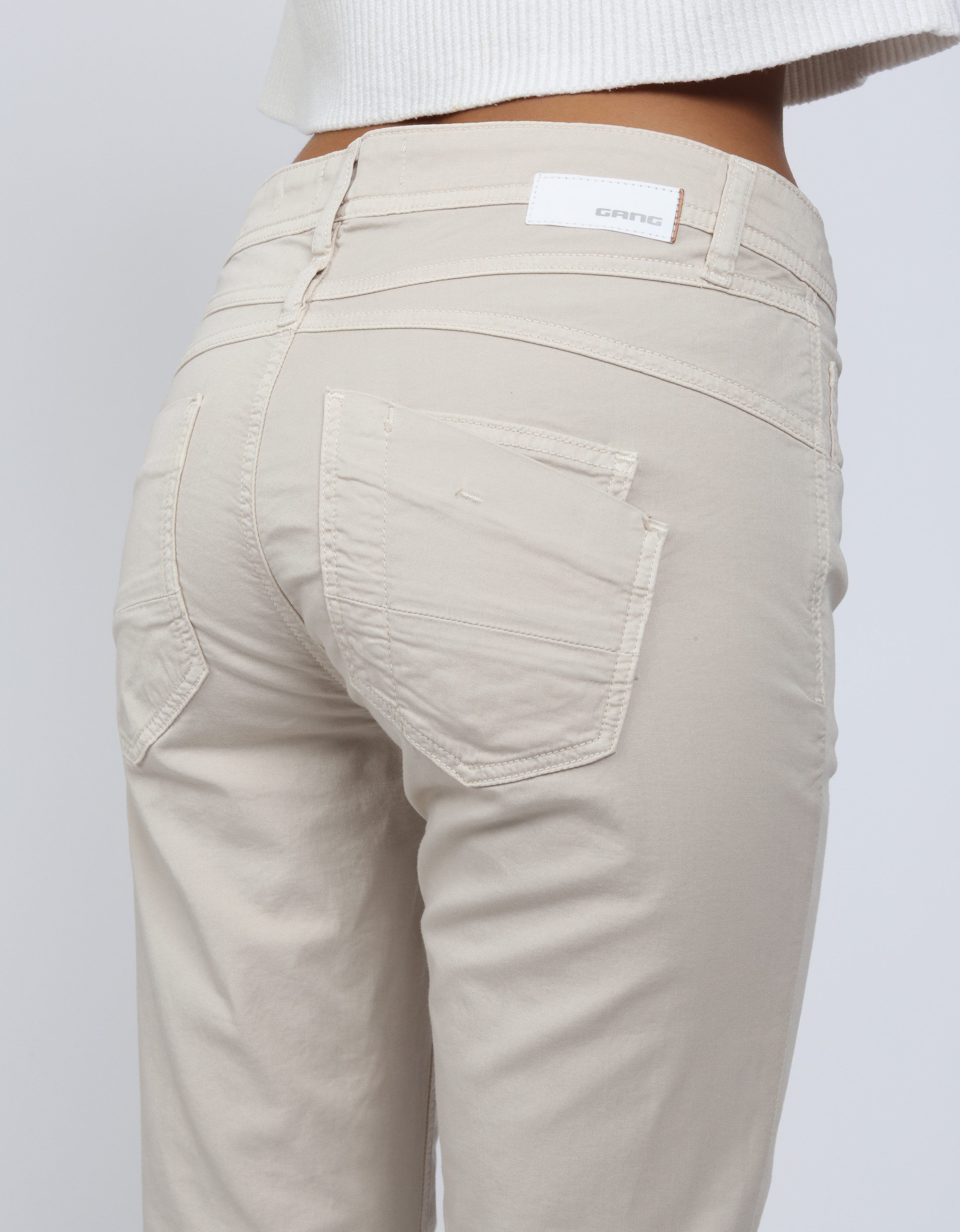 GANG Relax fit jeans 94AMELIE CROPPED in 5-pocket-stijl