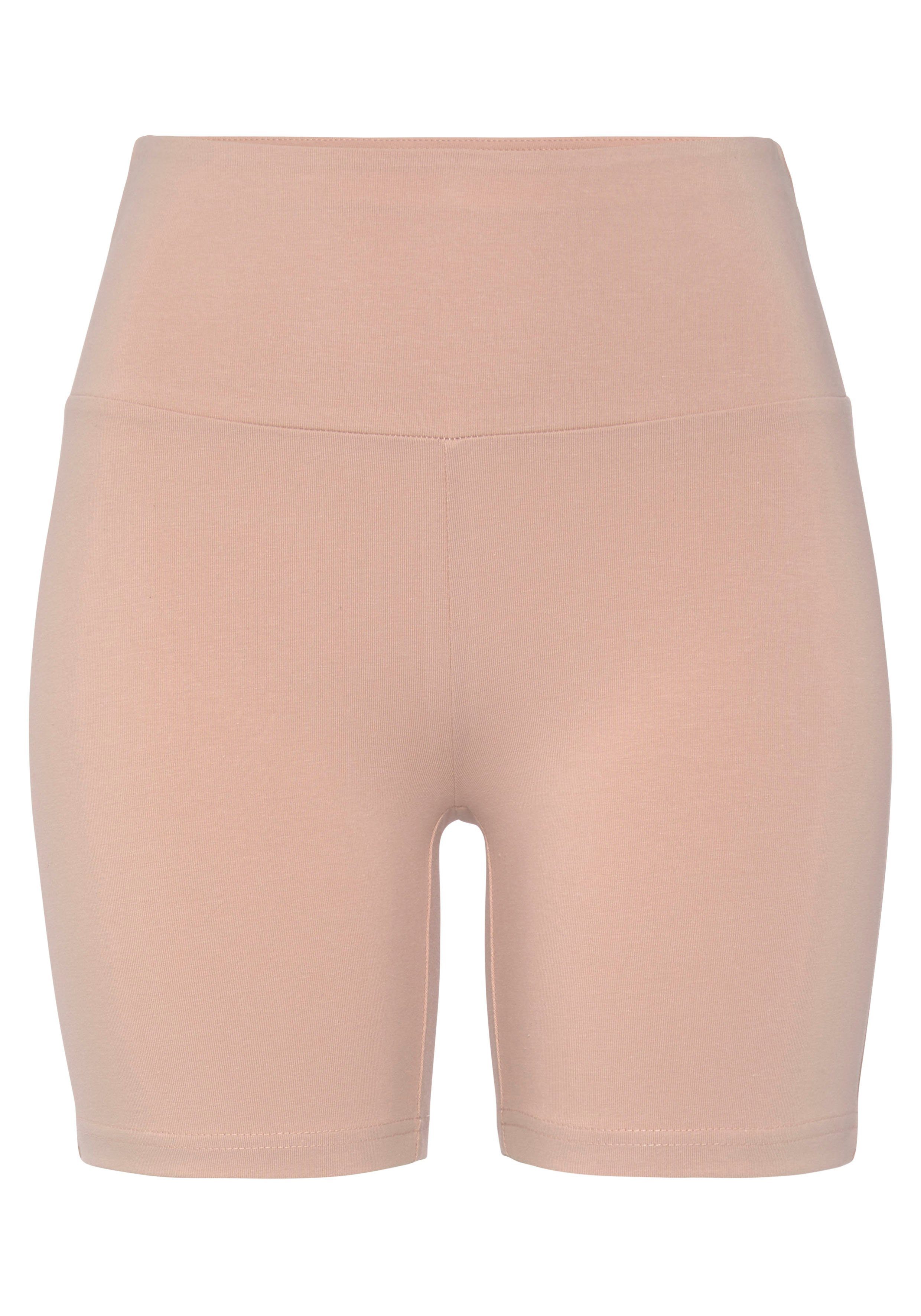 Lascana Short met brede boord en logoprint