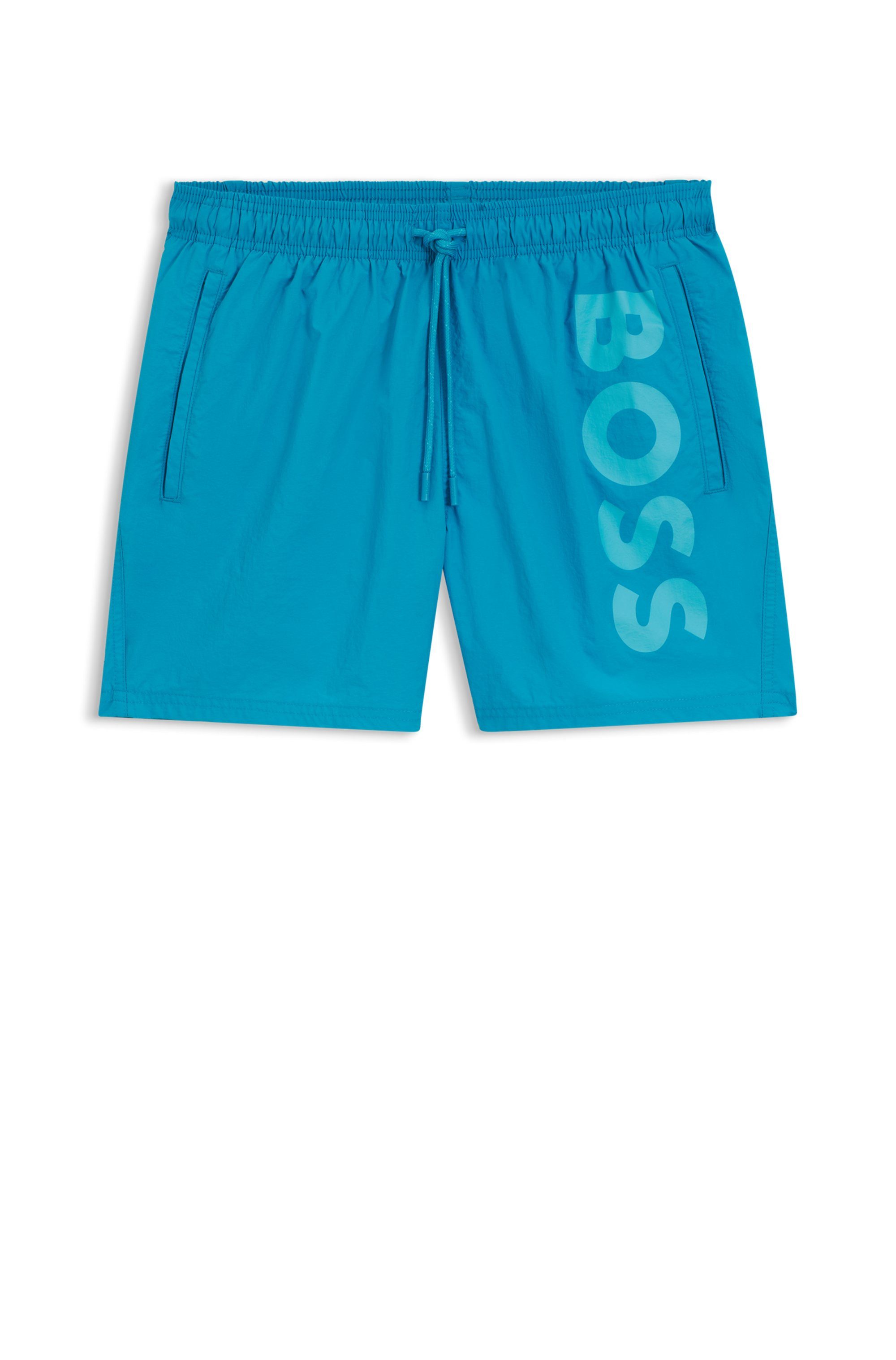 BOSS Zwemshort Octopus Met BOSS logotekst, elastische tailleband met koord