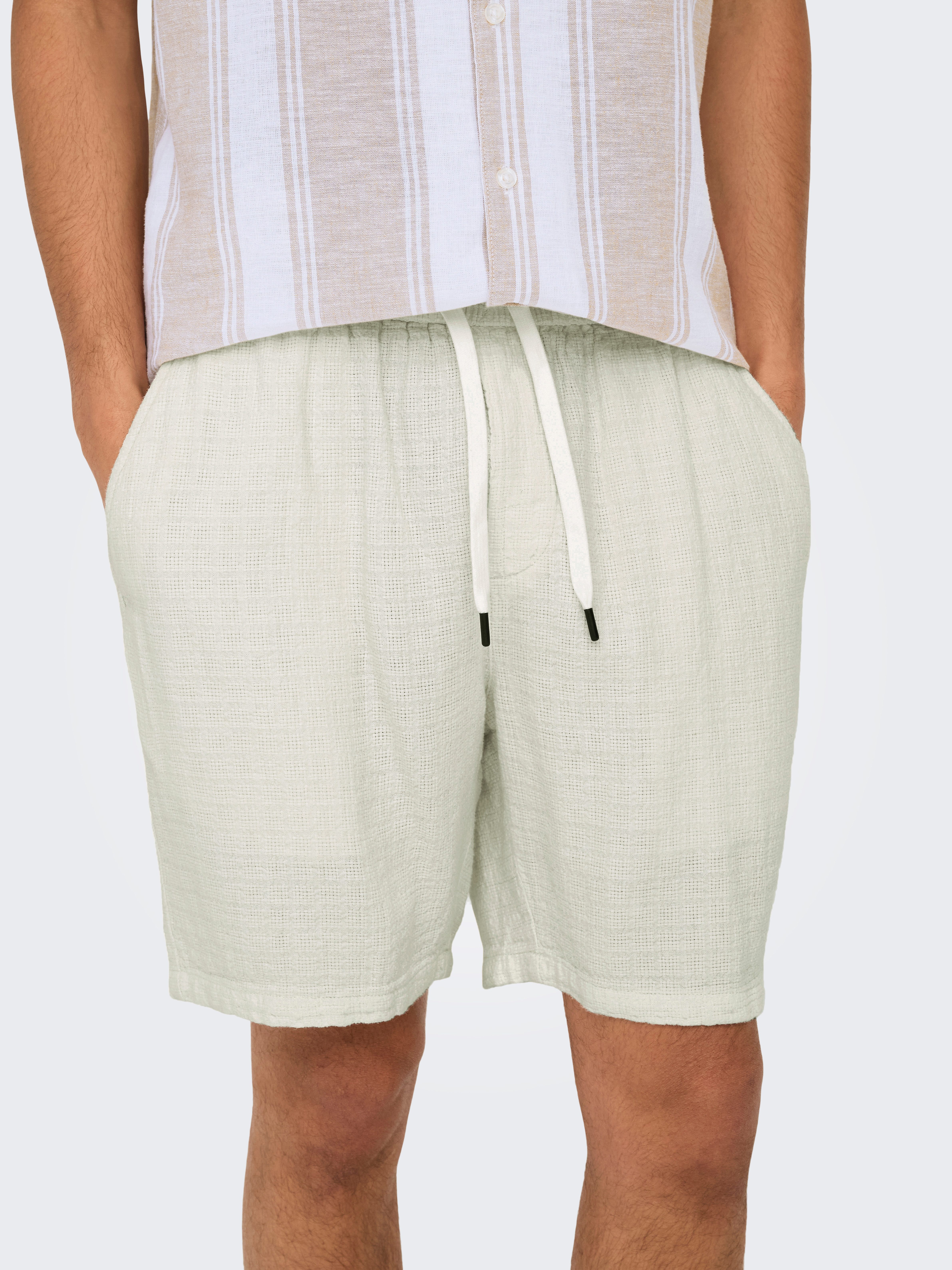 ONLY & SONS Short ONSTEL LINEN LATHAM 0257 SHORTS
