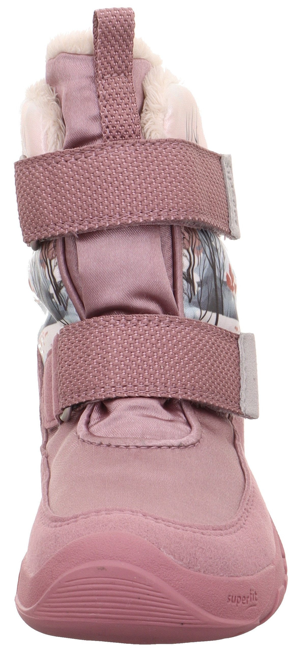 Superfit Winterlaarzen TRACE WMS: mittel Blote voet schoen, klittenbandschoen, winterlaars met digitale print