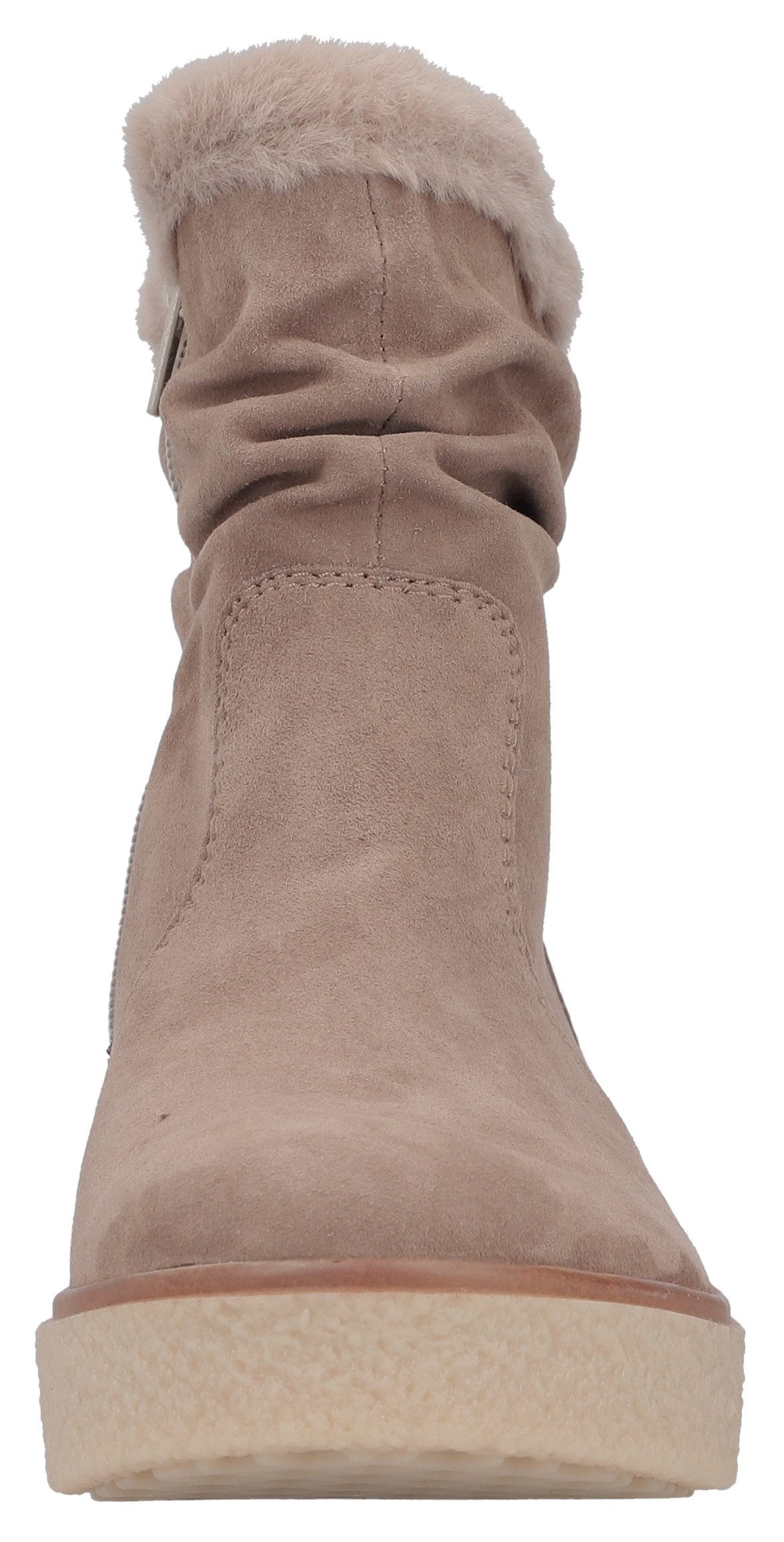 Rieker Winterlaarzen enkellaars, slouchy schacht, met binnenrits
