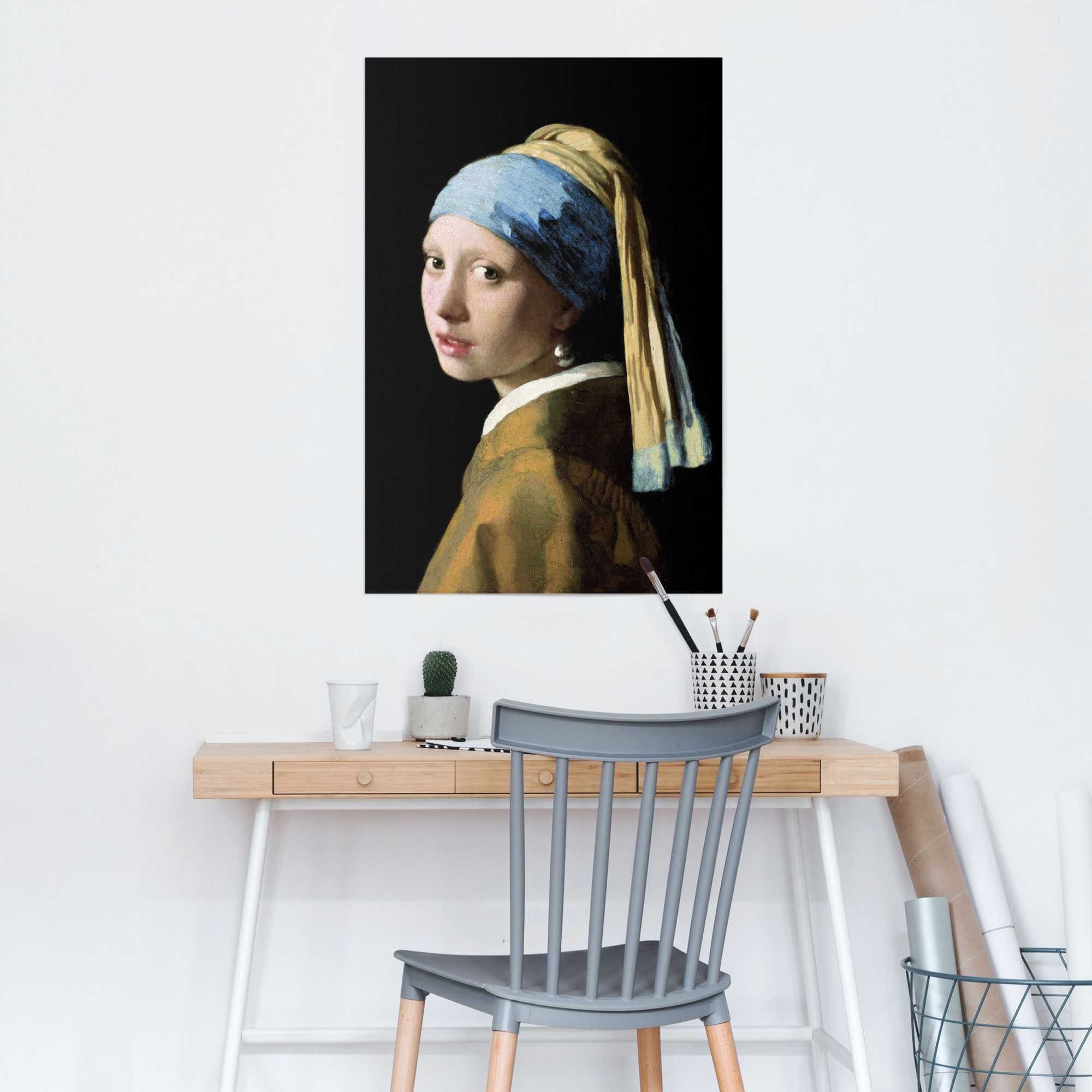 Reinders! Poster het meisje met de parel Jan Vermeer