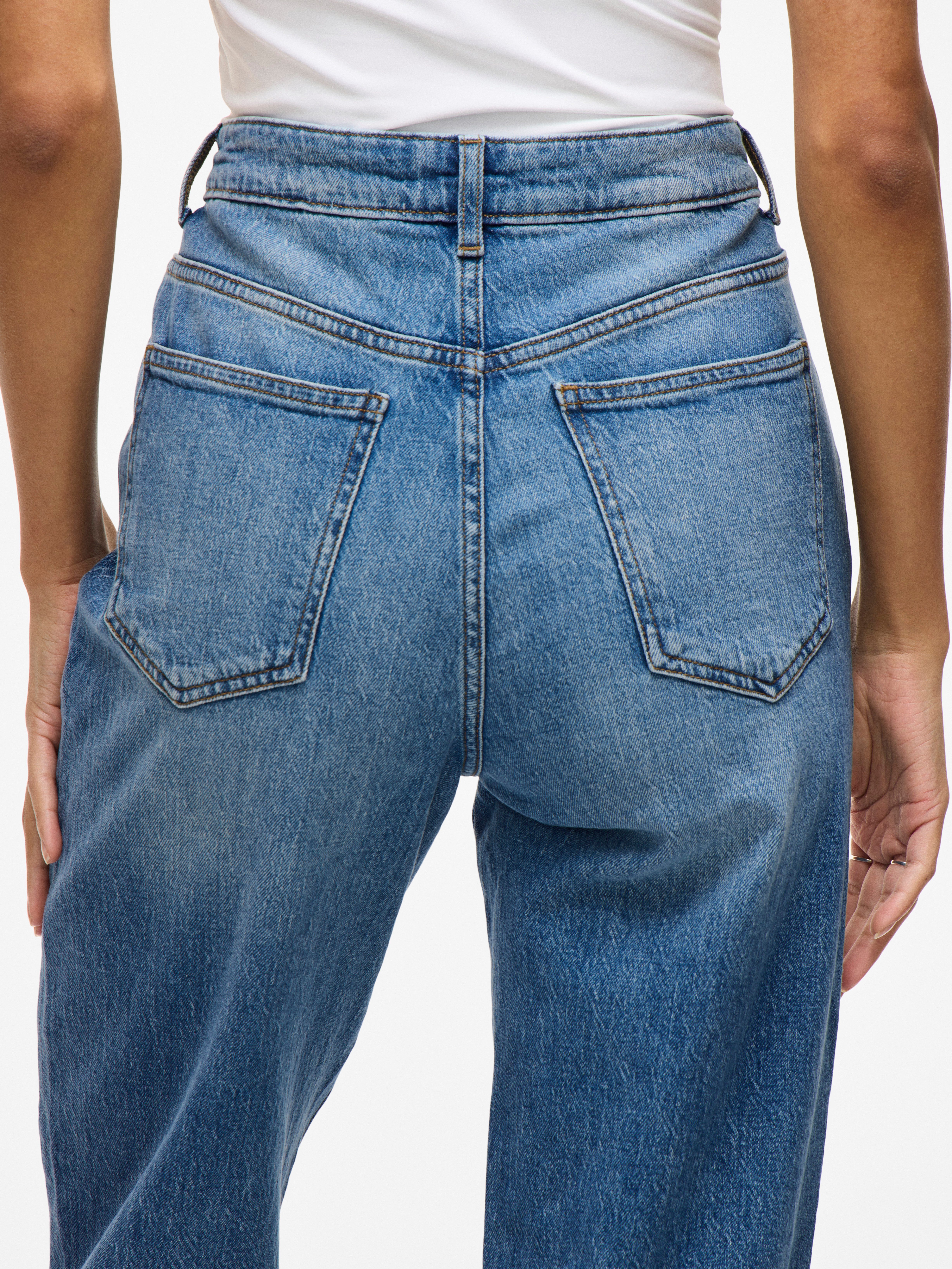 Vila High-waist jeans VIKELLY JAF HW STRAIGHT JEANS-NOOS