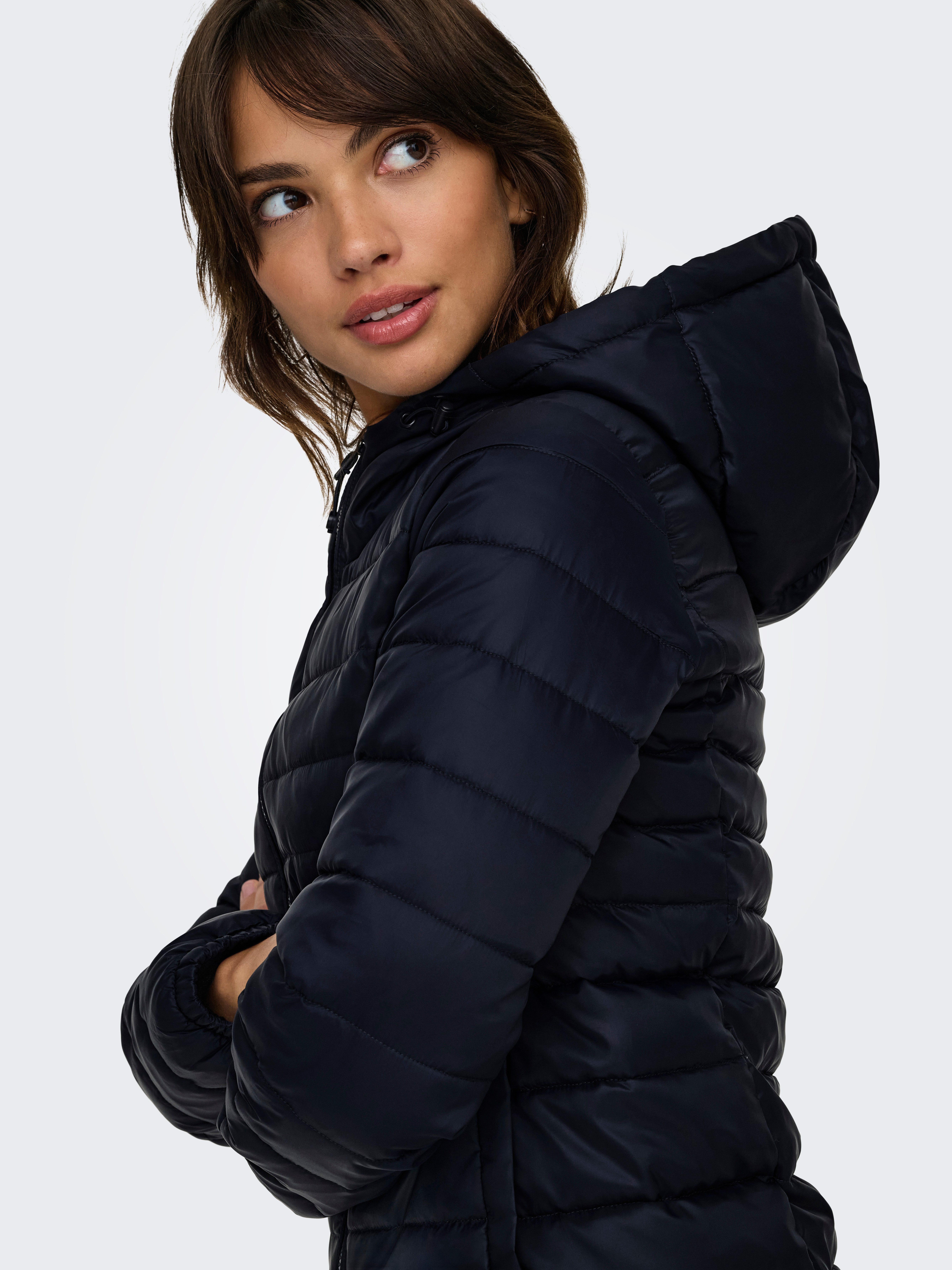 Only Gewatteerde jas ONLTAHOE HOOD JACKET OTW NOOS