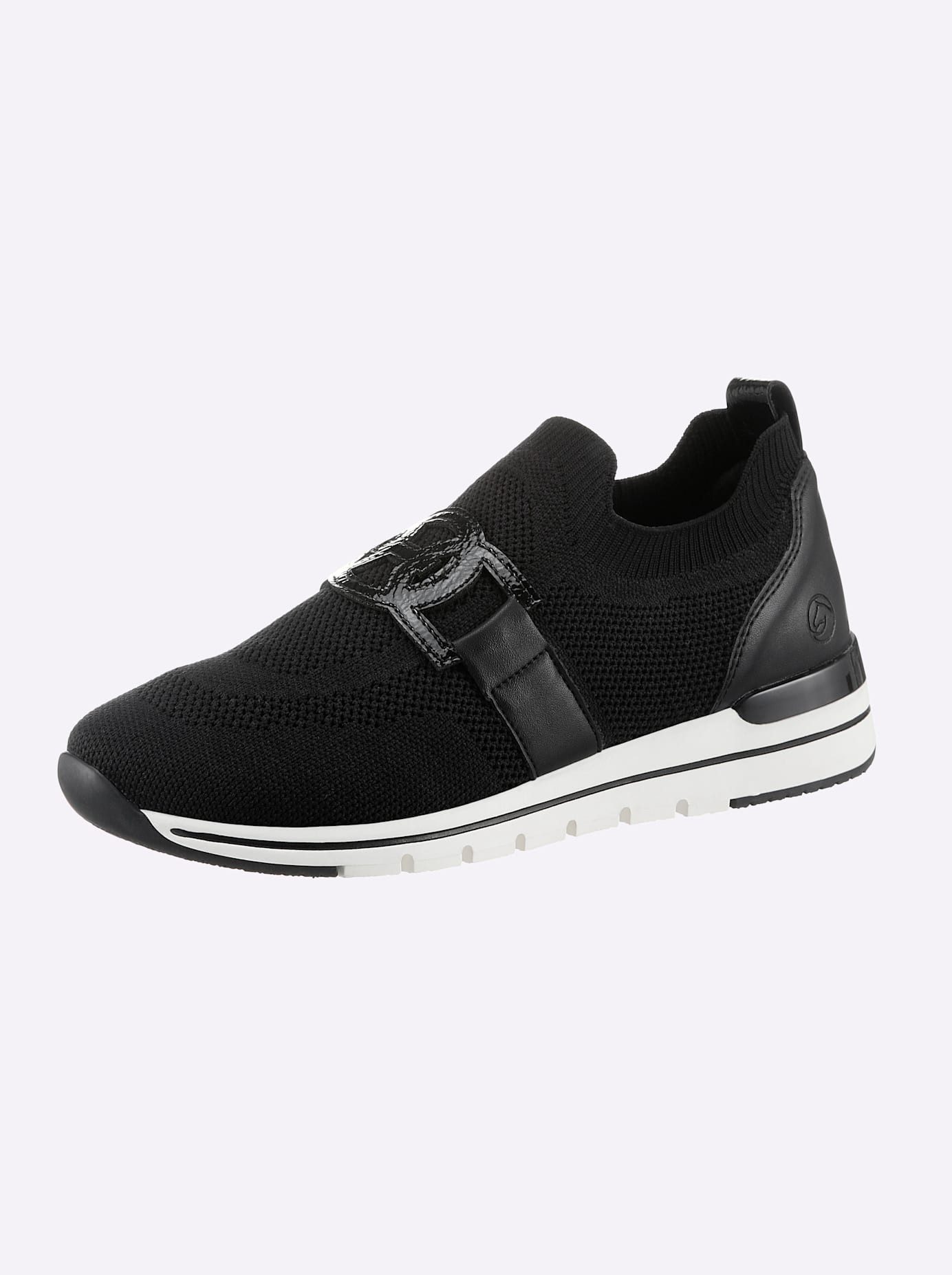 Remonte Instappers dames sportieve slippers maat 37 zwart