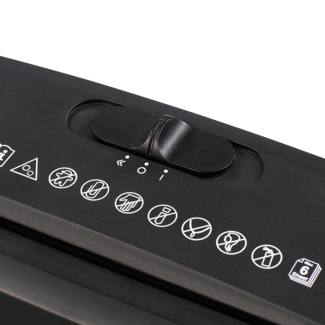 Hama Opzet-papiervernietiger Mini S6, Shredder met veiligheidsniveau P1