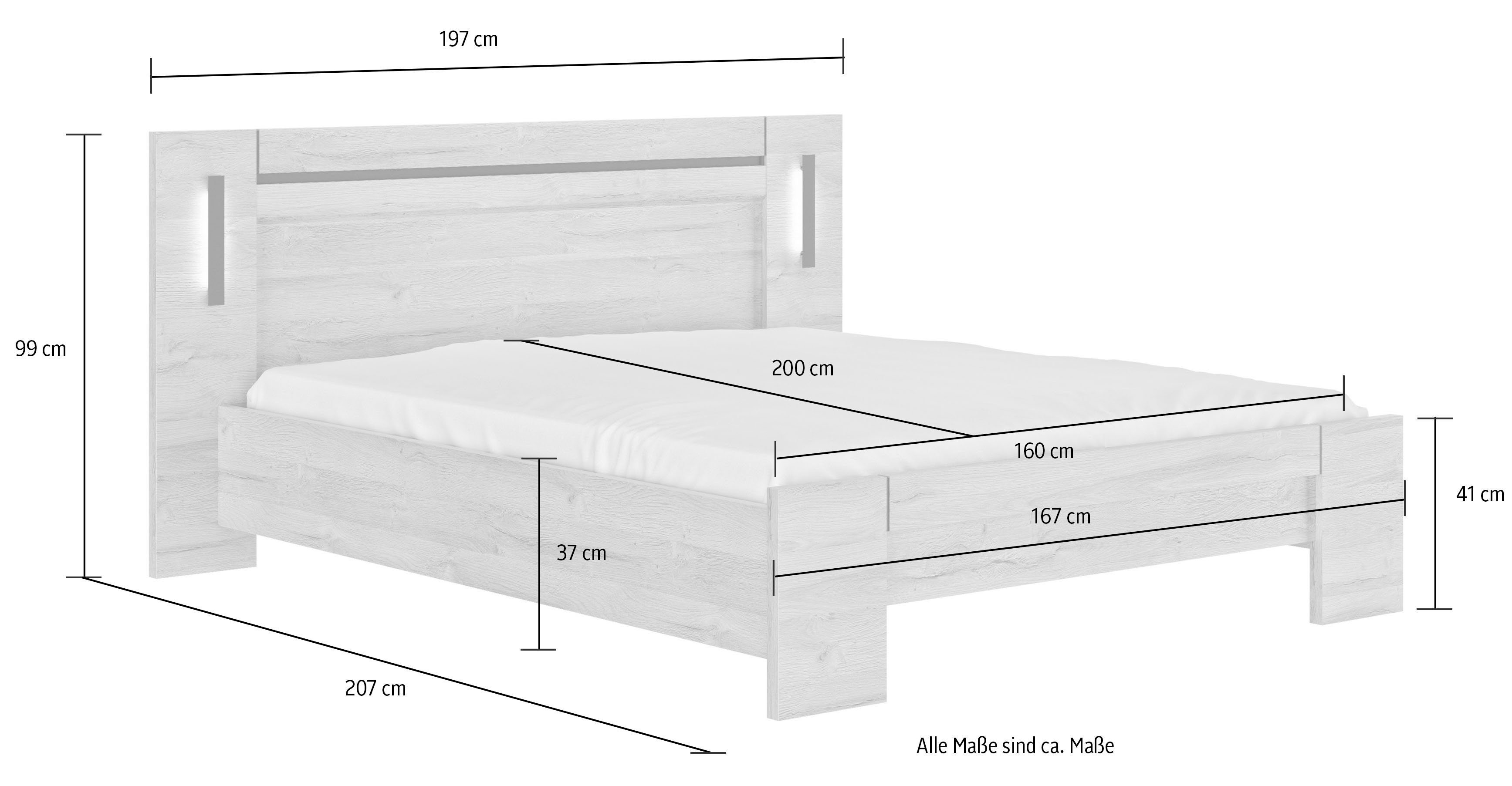 Gami 1-persoonsledikant Sofia Bed met geïntegreerde leeslamp (1-delig)