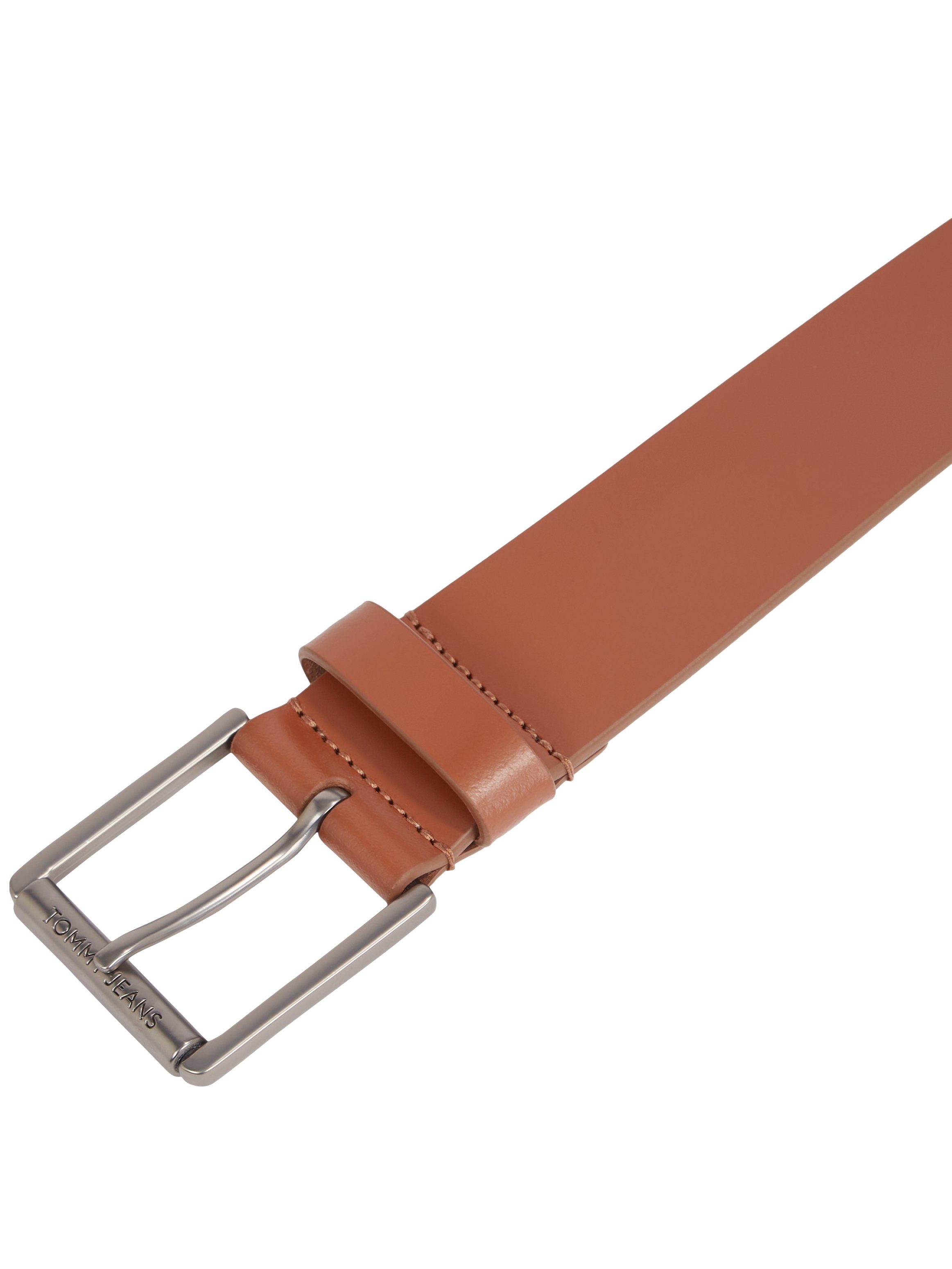 TOMMY JEANS Leren riem TJM FLAG LEATHER 4.0