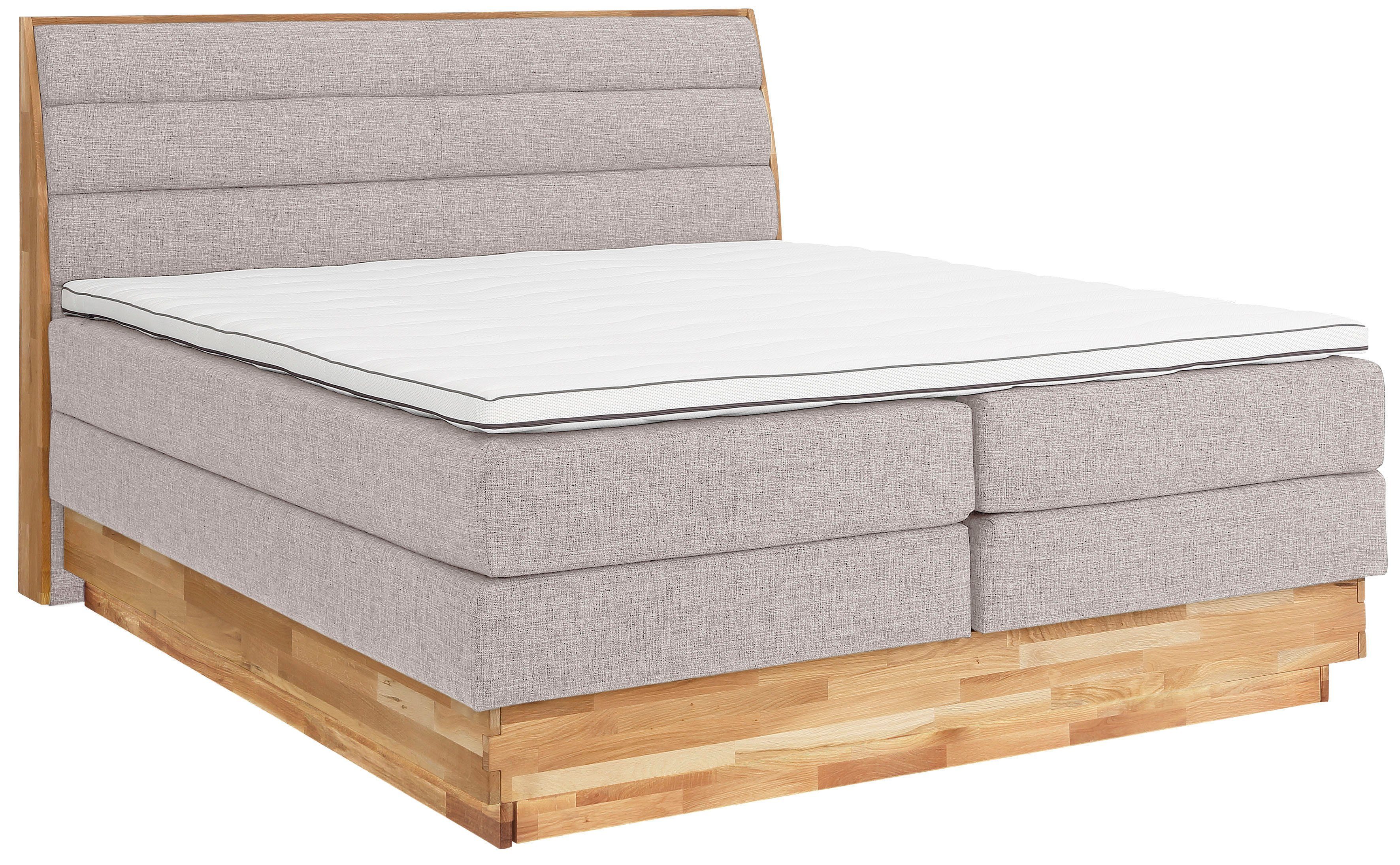 OTTO products Boxspring JENNA zonder ledverlichting, met gecertificeerde, gerecyclede overtrekstoffen, met bedkist, ook hardheid 4 te bestellen!