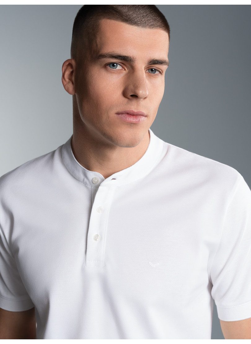 Trigema Poloshirt TRIGEMA poloshirt met staande kraag (1-delig)