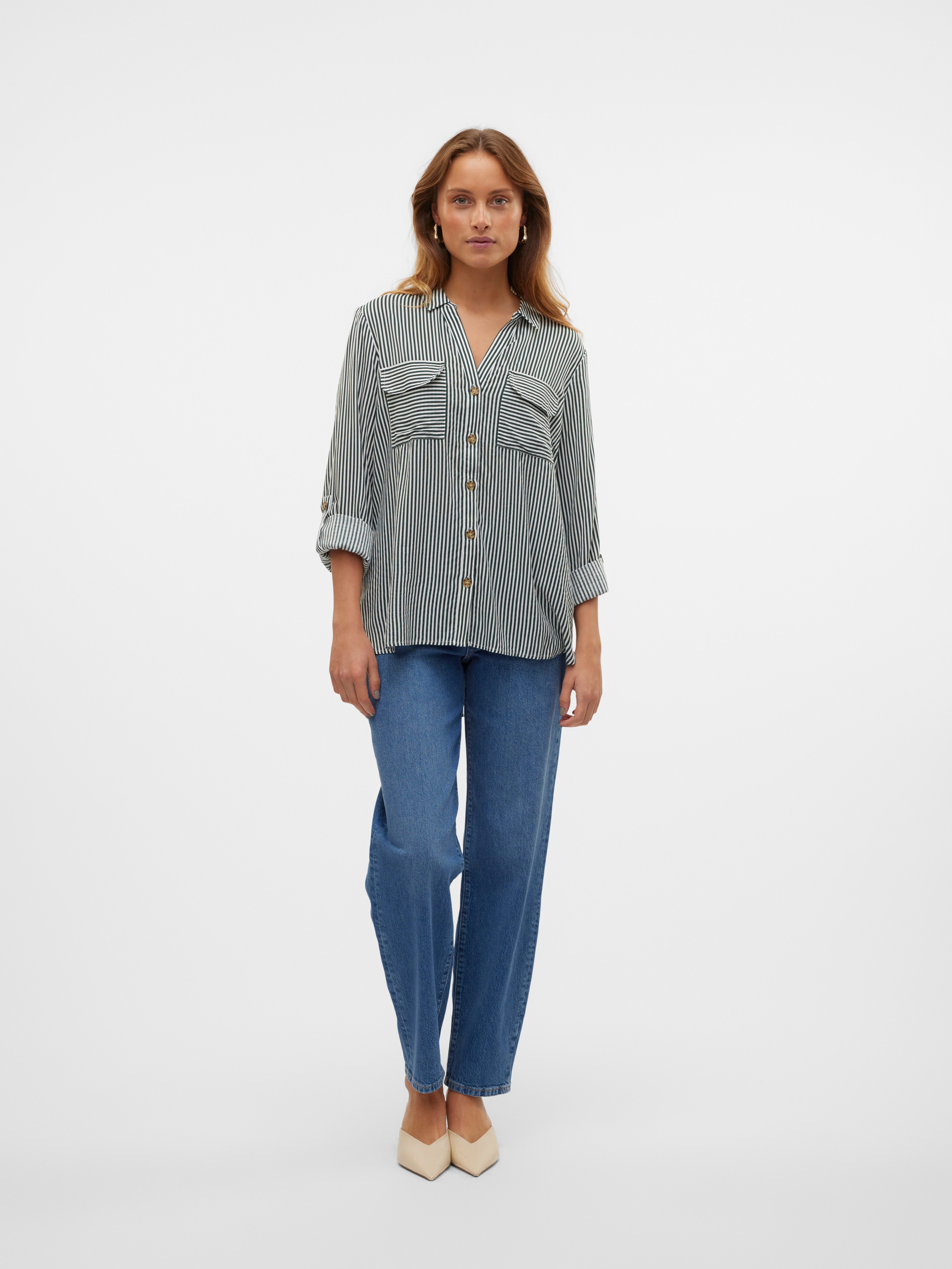 Vero Moda Overhemdblouse VMBUMPY L S SHIRT NEW WVN GA NOOS