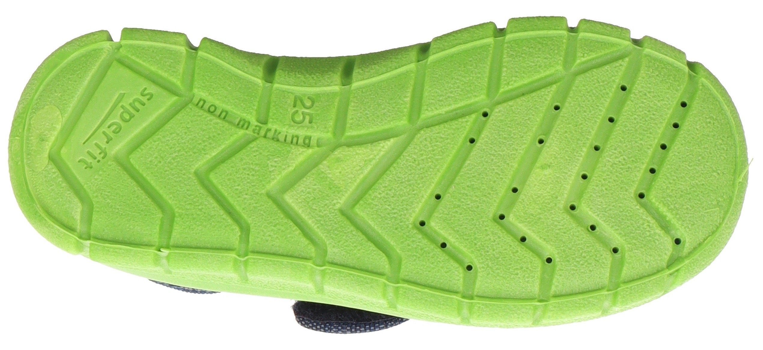 Superfit Pantoffels BOBBY WMS: M IV Klittenbandschoen, kleuterschoen met voetbal-borduursel