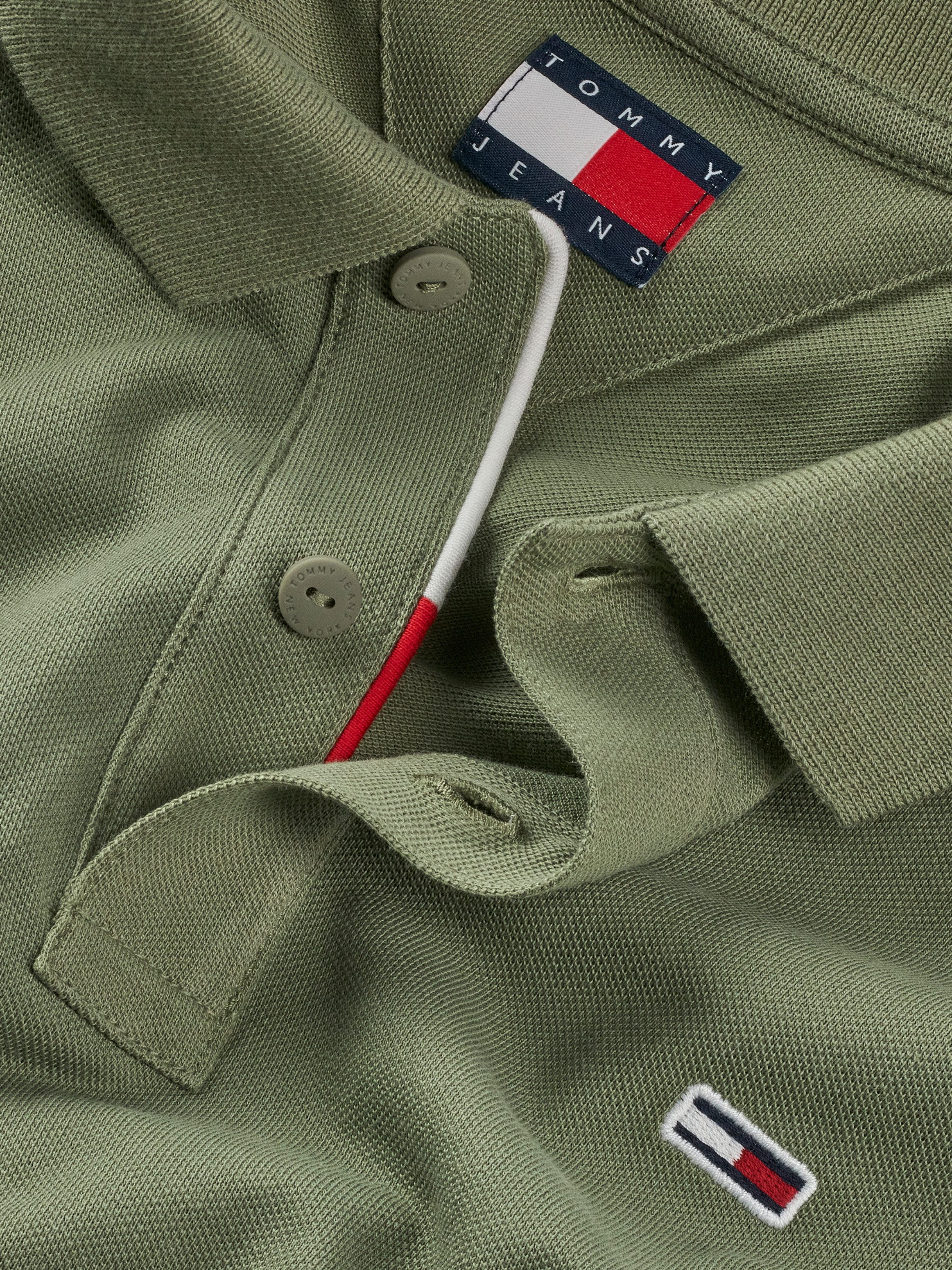 TOMMY JEANS Poloshirt TJM SLIM PLACKET POLO EXT