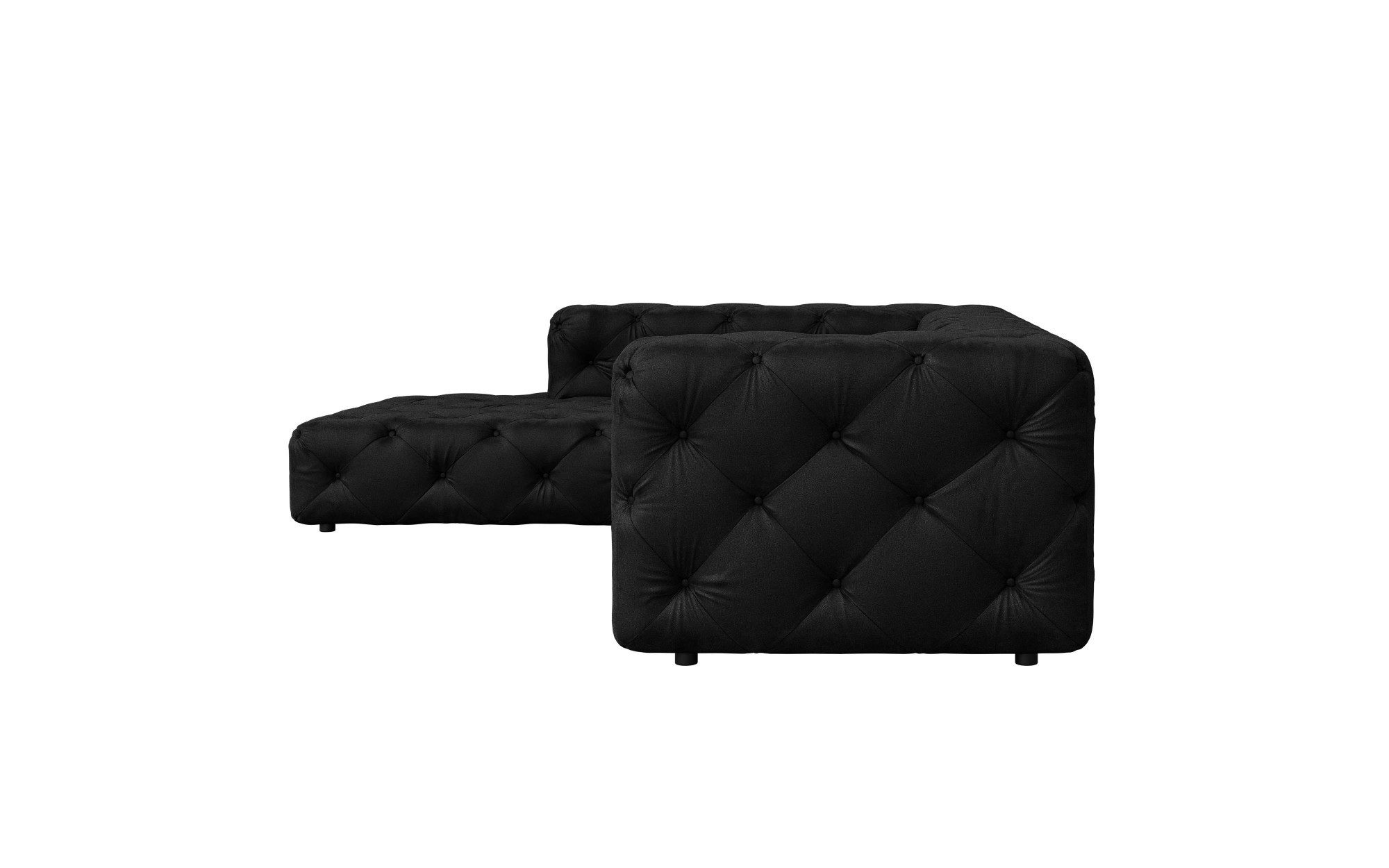 Places of Style Hoekbank FOLLINA L-vorm, met klassieke Chesterfield-knoopstiksels