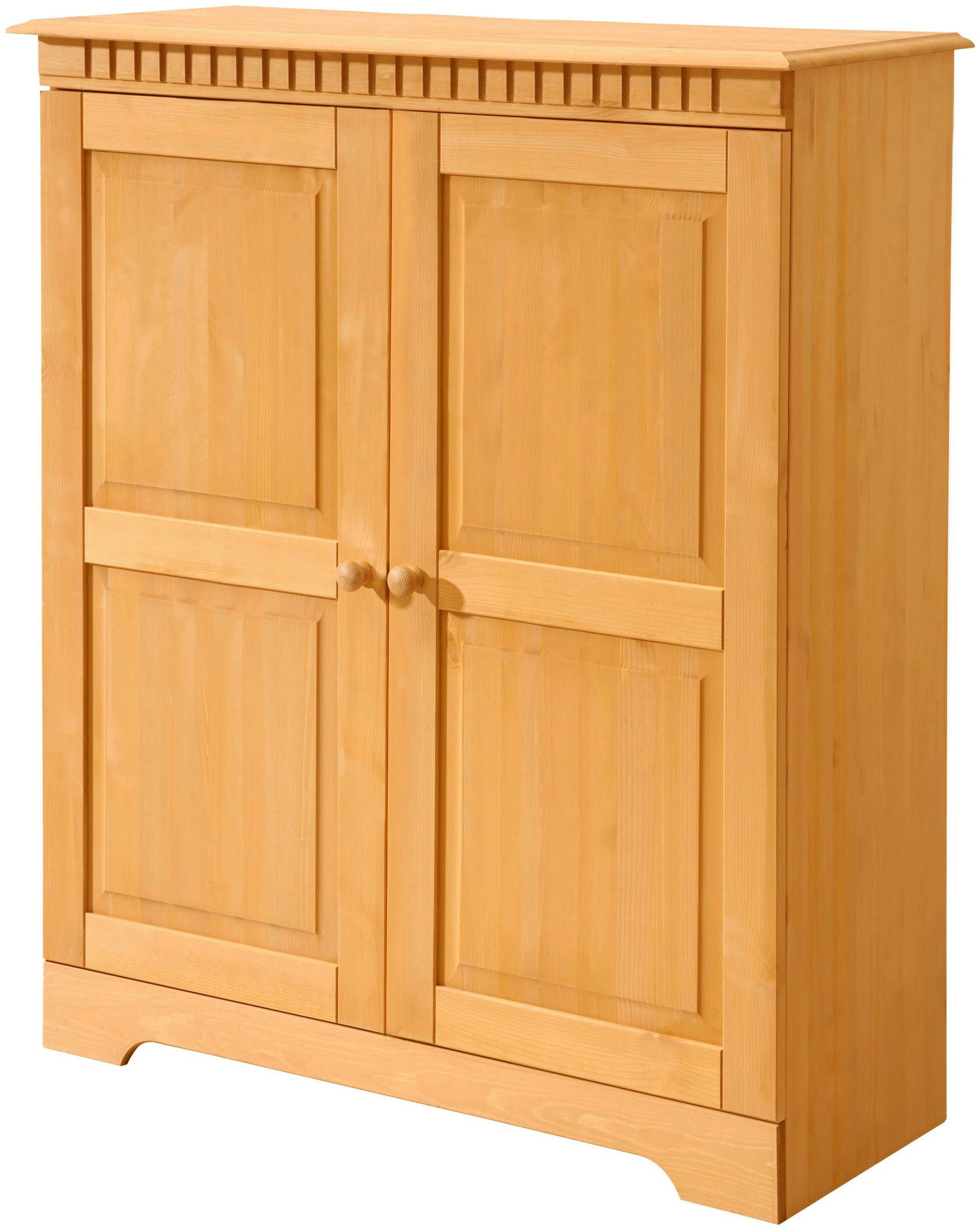 Home affaire Kast Cubrix van mooi massief grenenhout, hoogte 100 cm