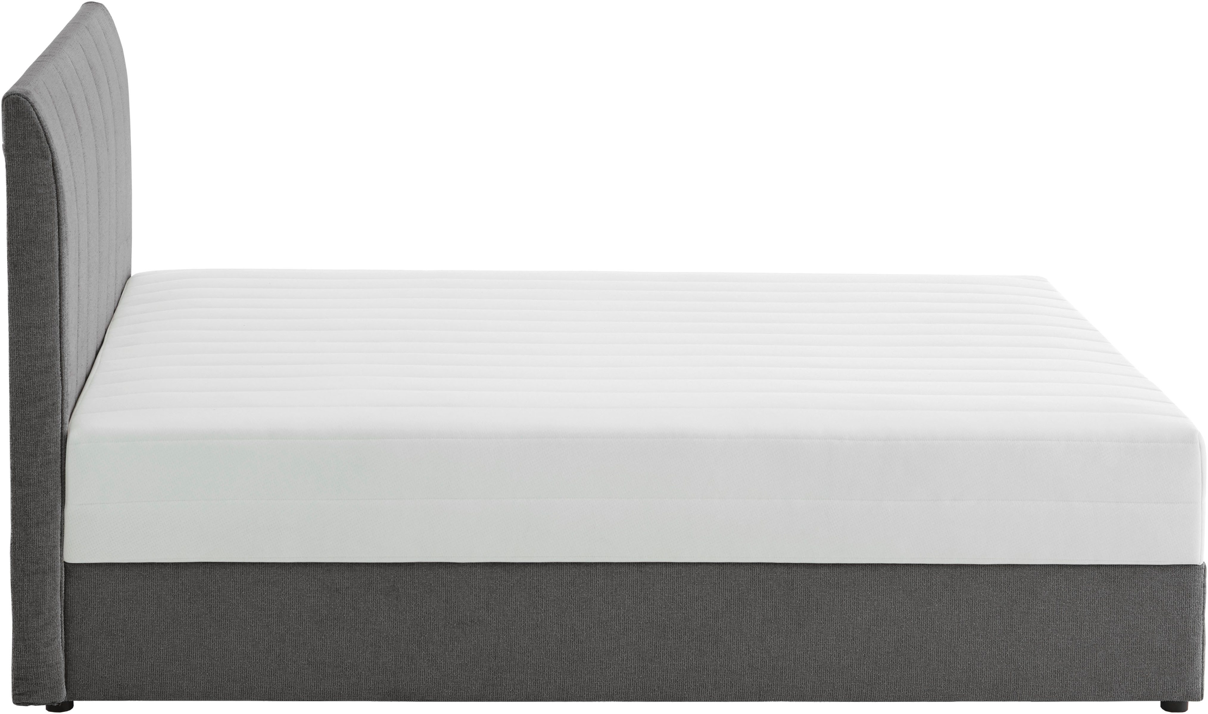 ATLANTIC home collection Boxspring ALISIA Met pocketvering, bedlade en kussenrol in originele bekleding