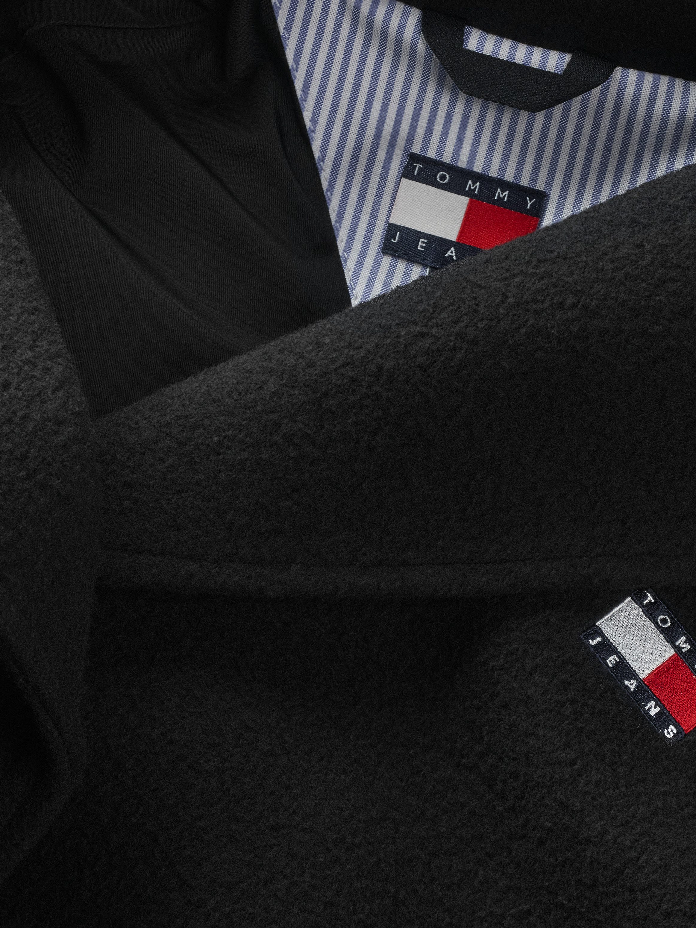 TOMMY JEANS Korte jas TJW WOOL COAT met wolaandeel