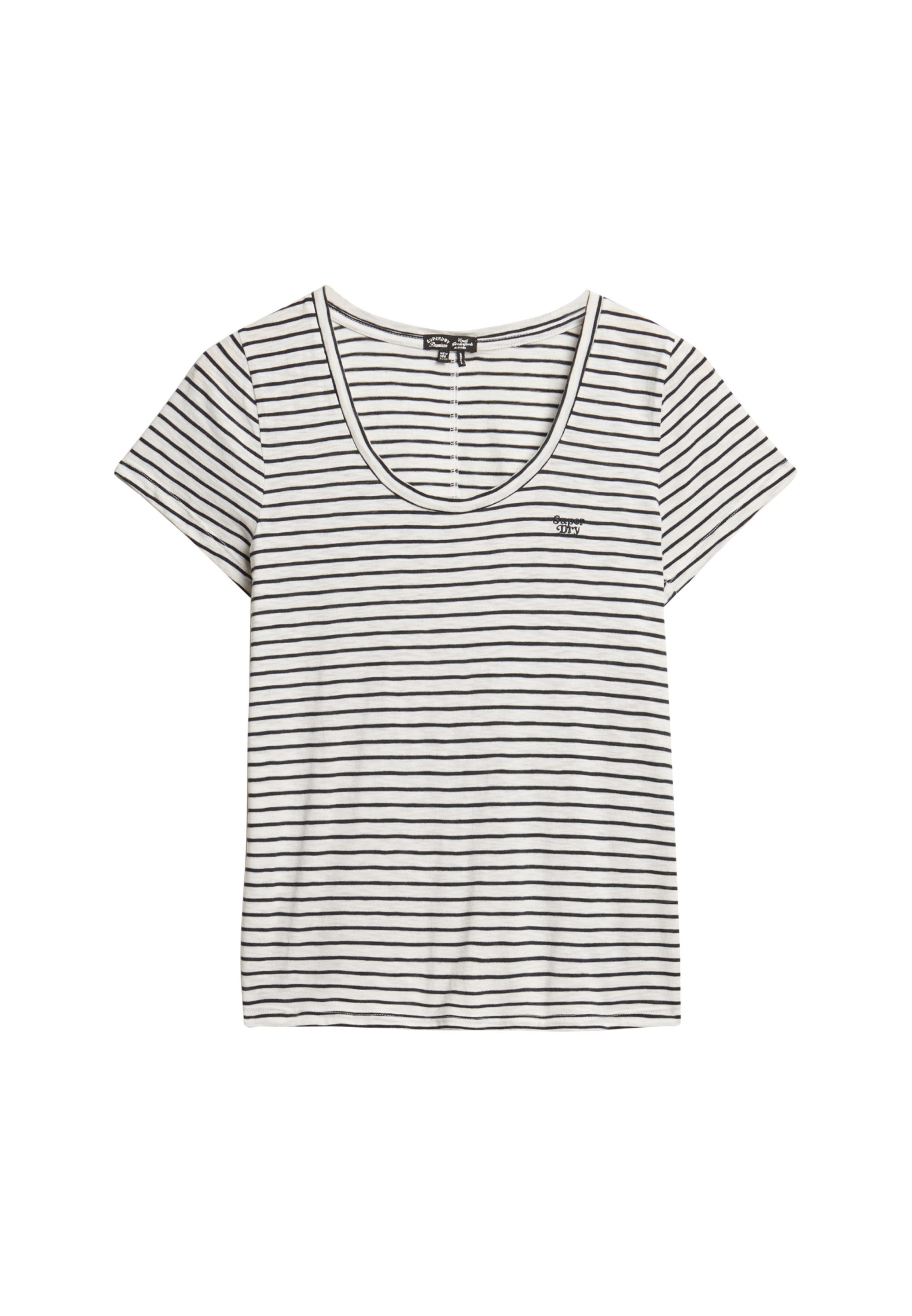 Superdry Shirt met korte mouwen SCOOP NECK TEE