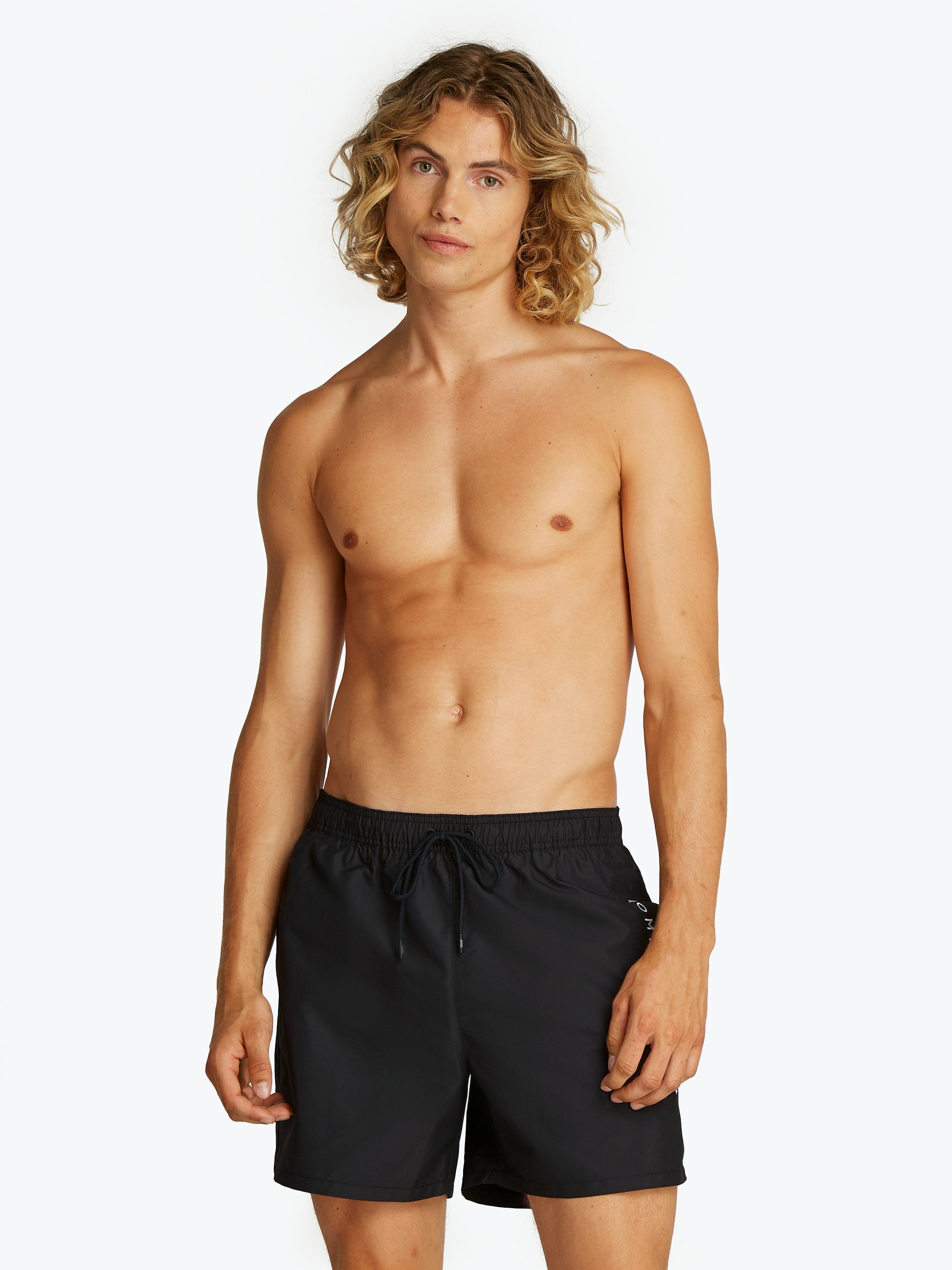 Tommy Hilfiger Swimwear Zwemshort MEDIUM DRAWSTRING met geborduurd logo