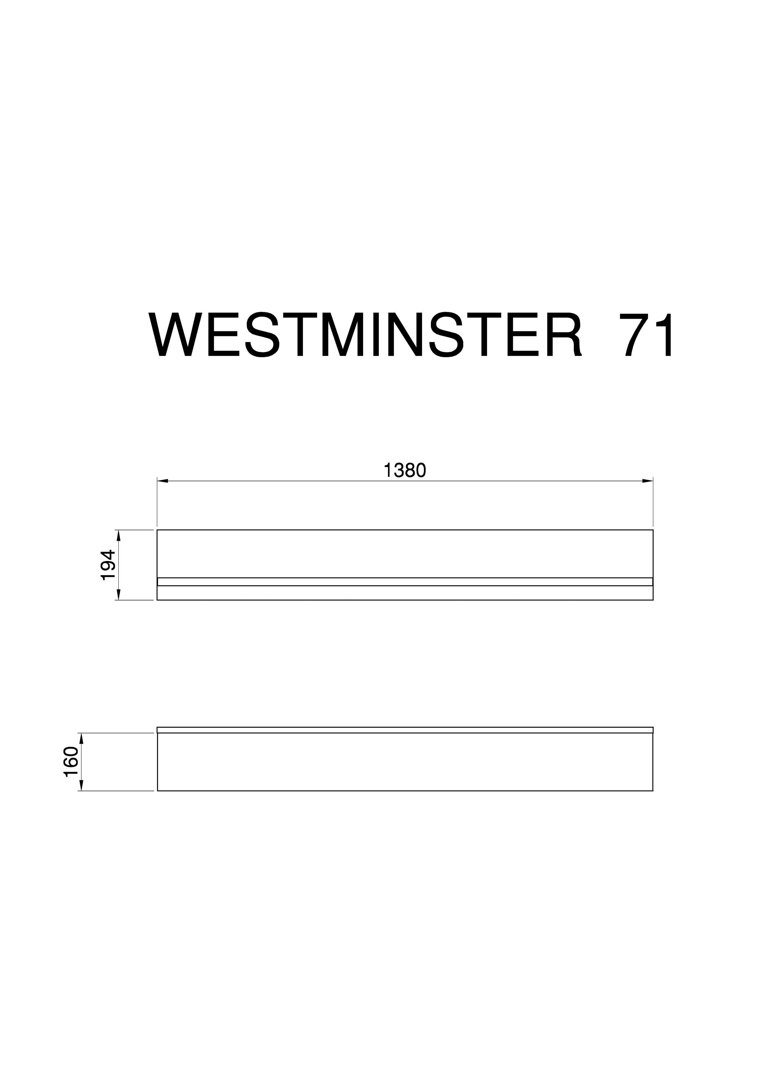 Home affaire Wandmeubel Westminster in romantische landelijke stijl (set, 3-delig)
