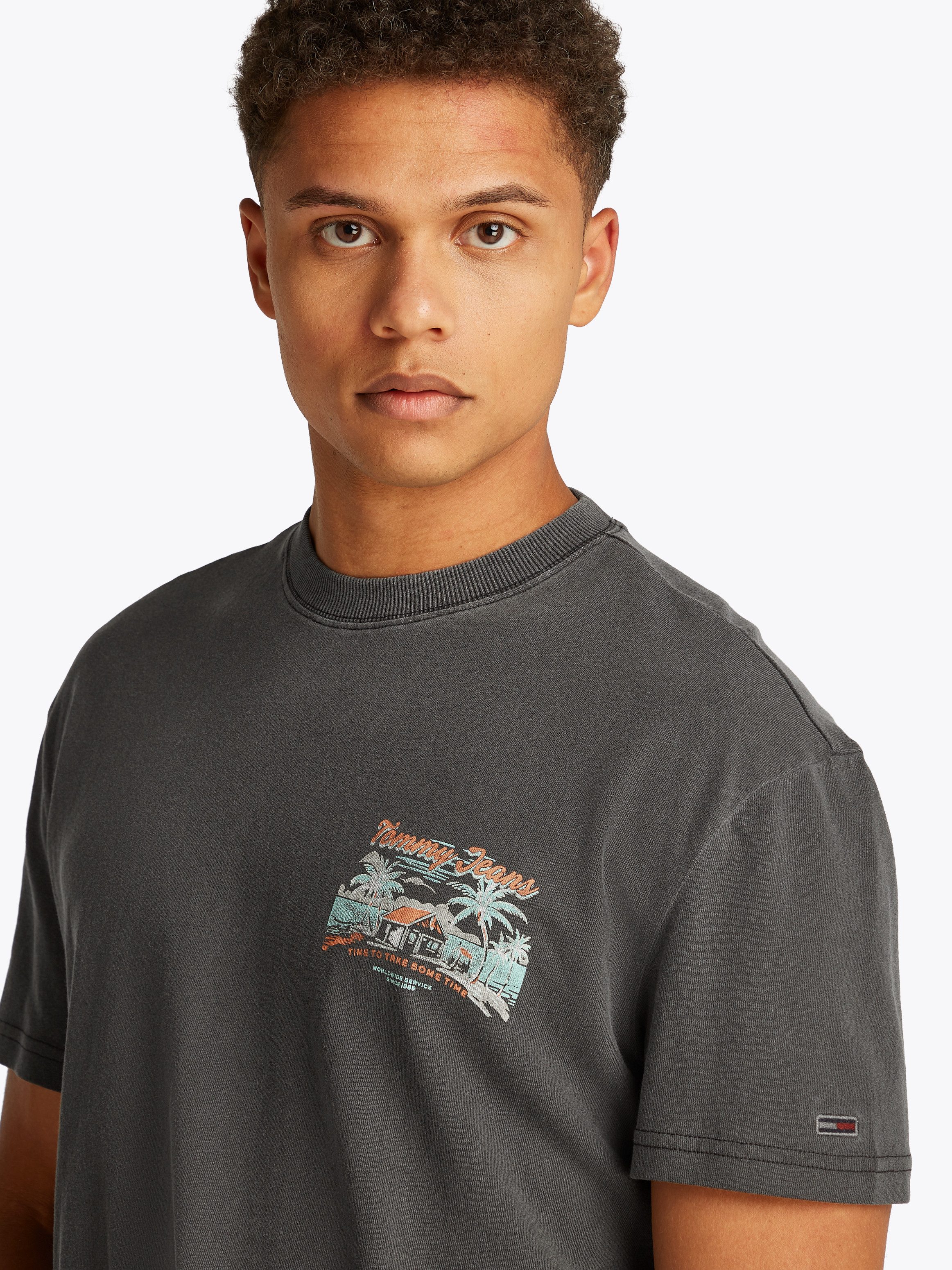 TOMMY JEANS T-shirt TJM REG CABANA SS TEE EXT