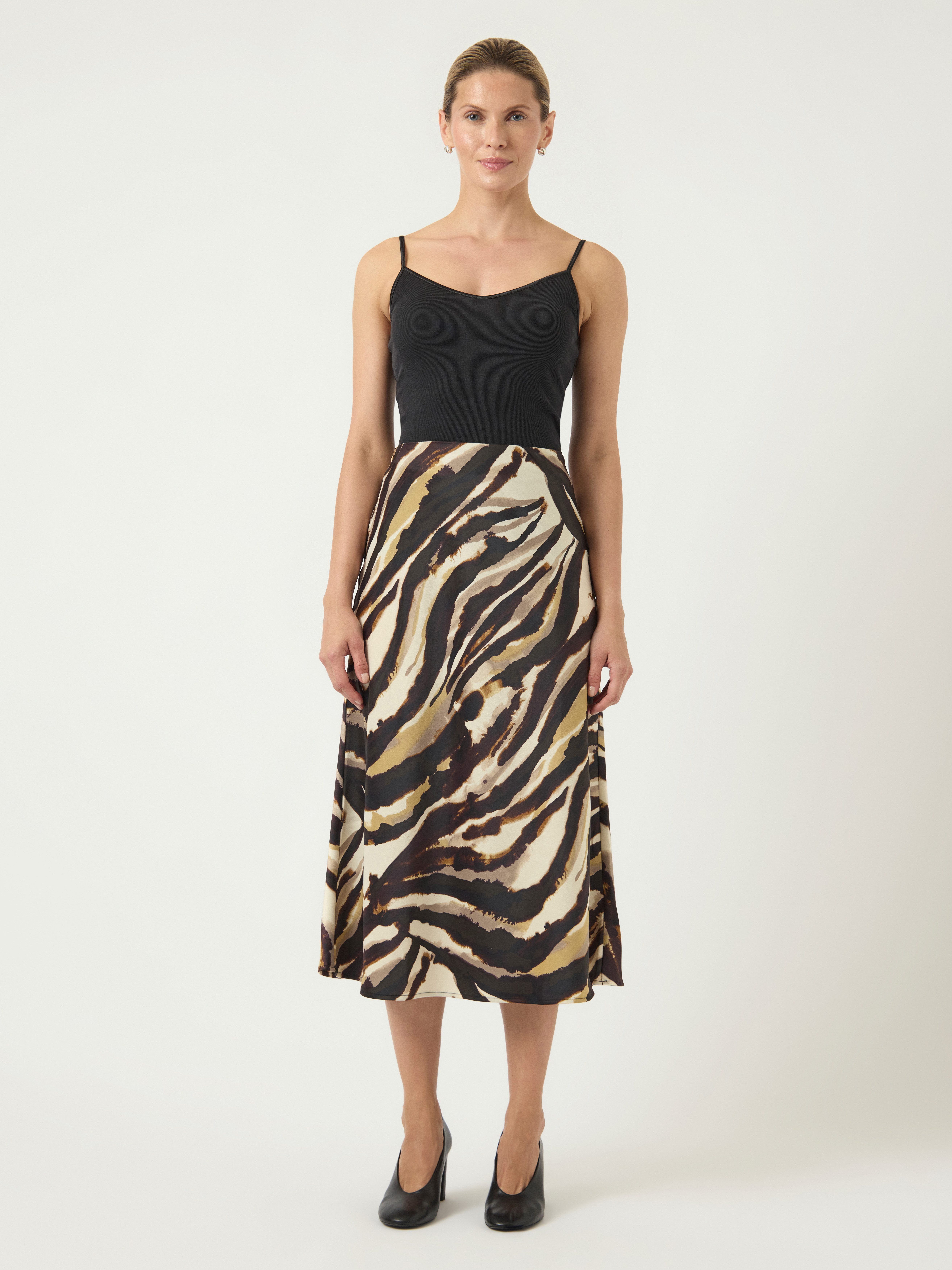 Y.A.S Midirok YASPELLA HW MIDI SKIRT S. NOOS