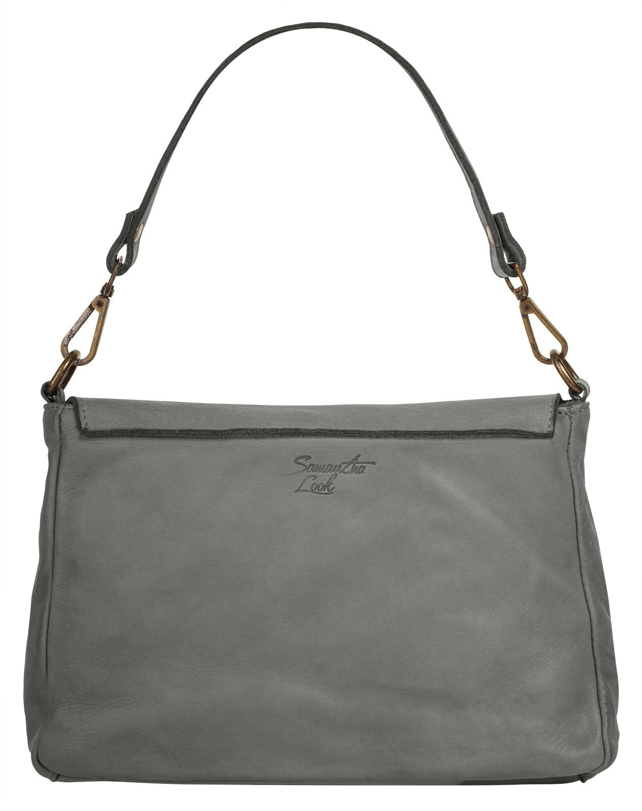 Samantha Look Schoudertas echt leer, made in italy