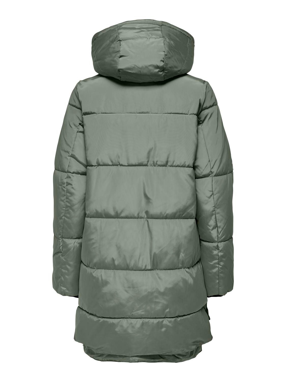 Only Gewatteerde jas ONLNEWNORA LONG PUFFER COAT LIFE CC OTW