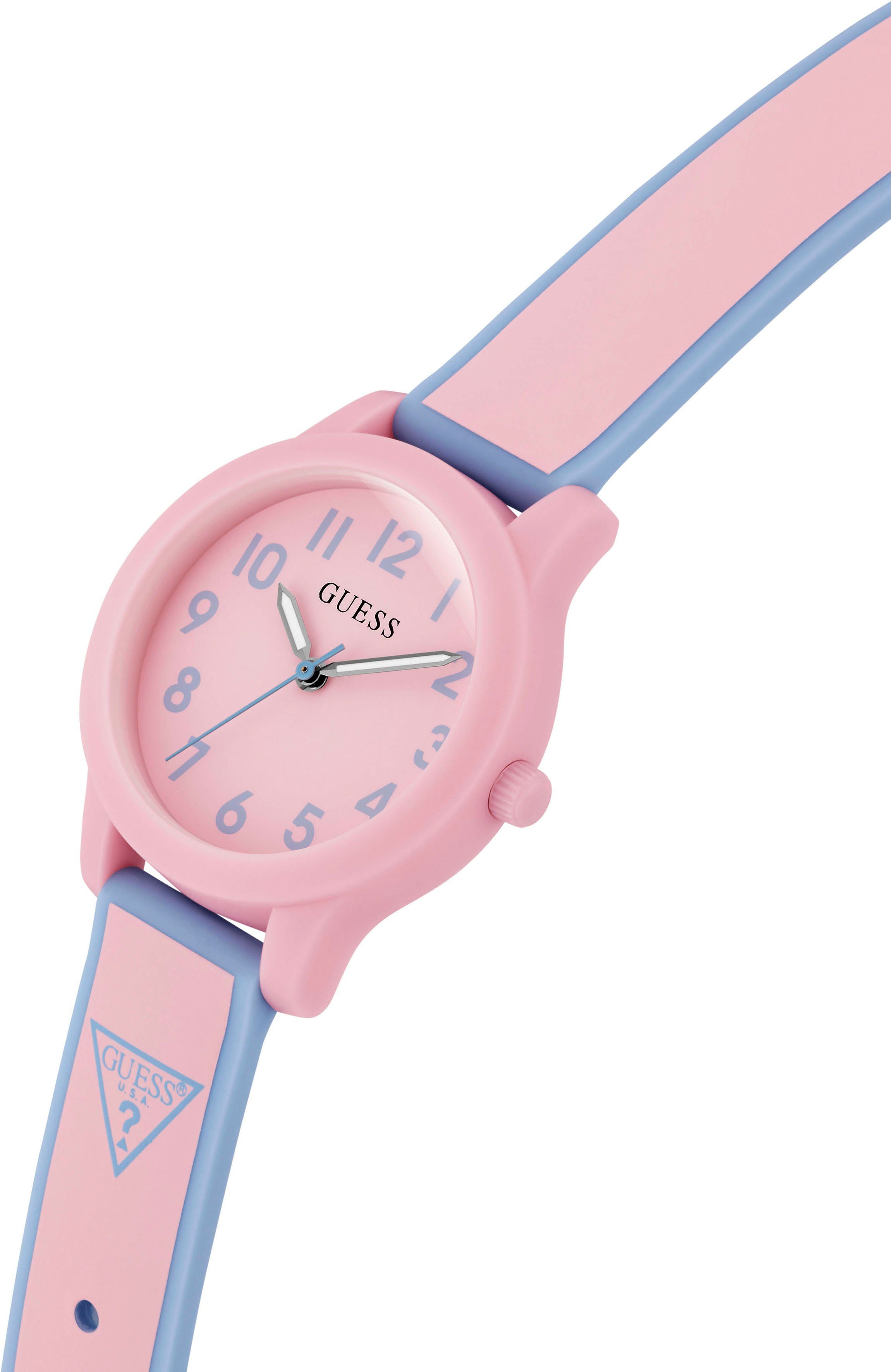 Guess Kwartshorloge JESSE, GK0002G2 Armbanduhr, kinderhorloge, meisjeshorloge, jongenshorloge, cadeau-idee, siliconen band