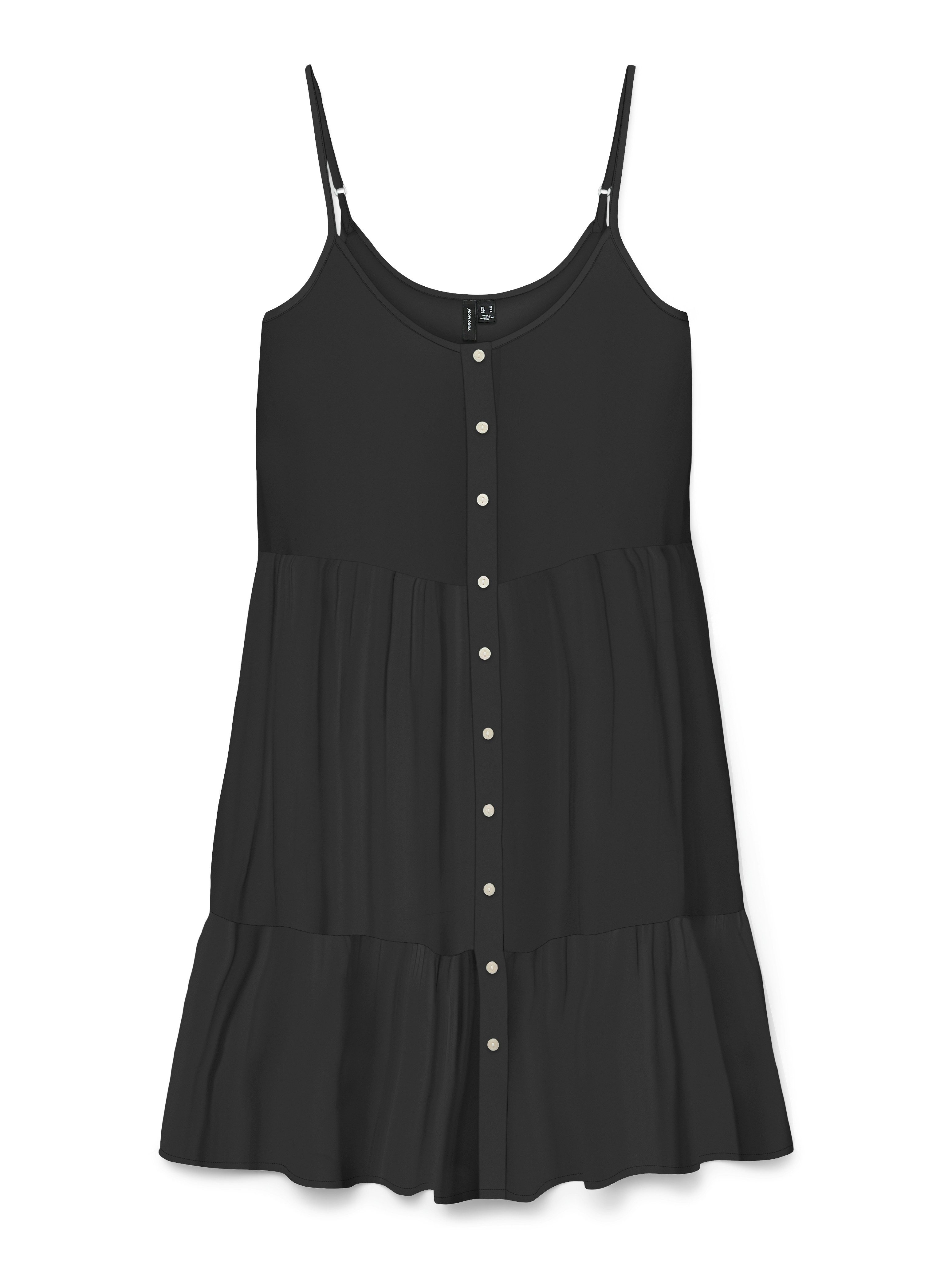 Vero Moda Jurk met bandjes VMBUMPY SHORT SINGLET DRESS WVN GA NOOS