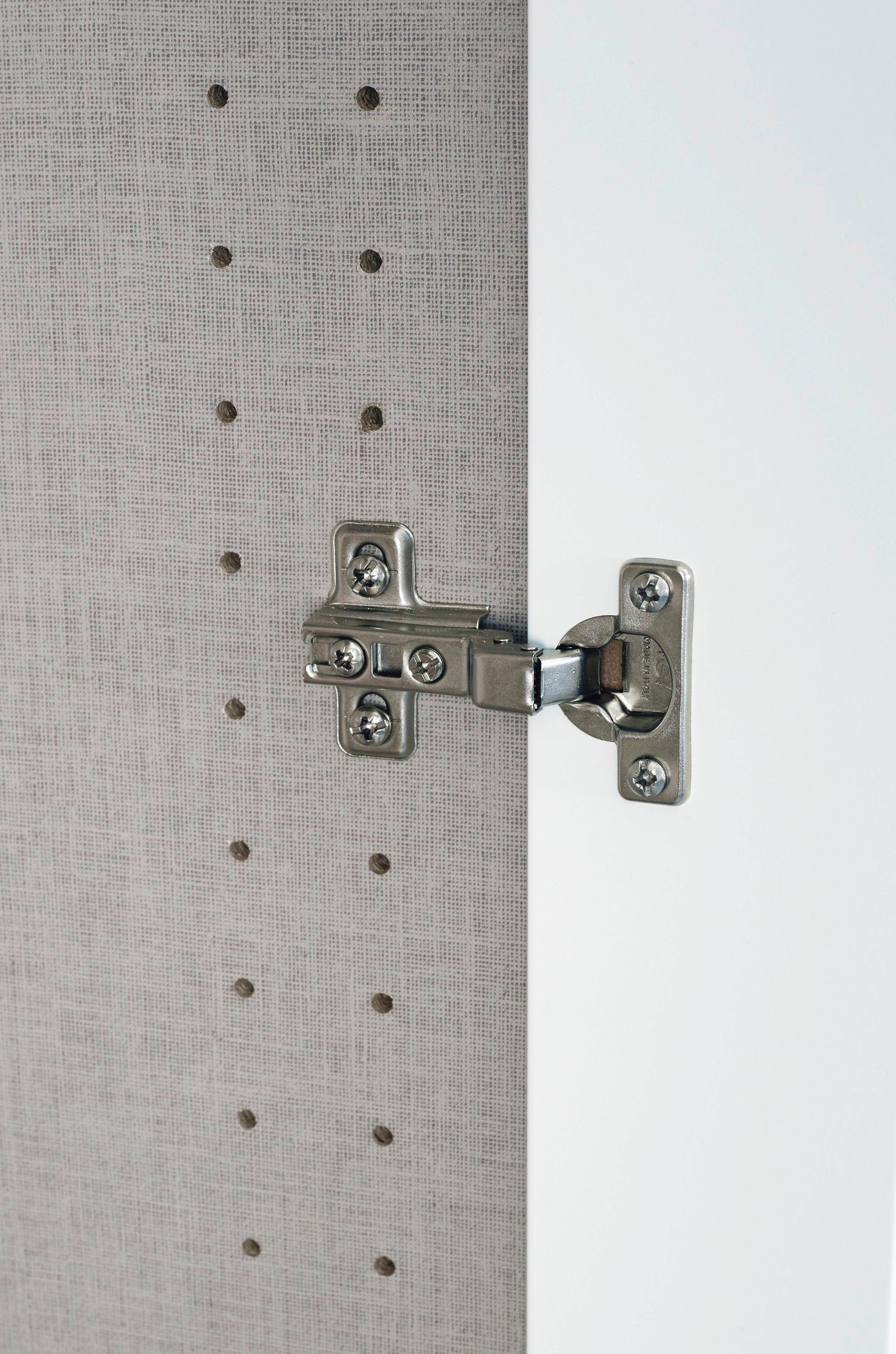 rauch Kastenset Skagen Hoekkast, 1- en 2-deurs kast met laden en spiegel (3-delig)