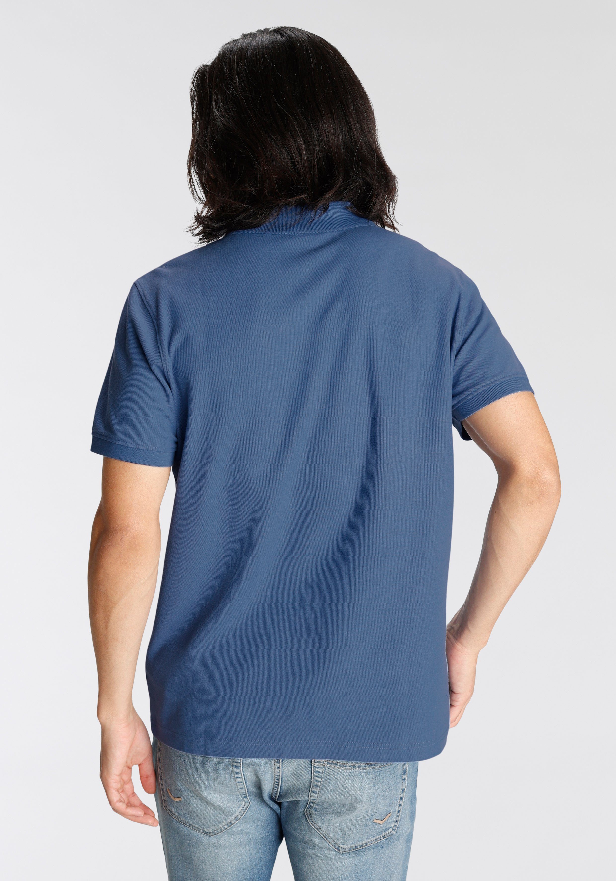 KangaROOS Poloshirt Korte mouwen, met polokraag, van piqué-stof, van 100% katoen