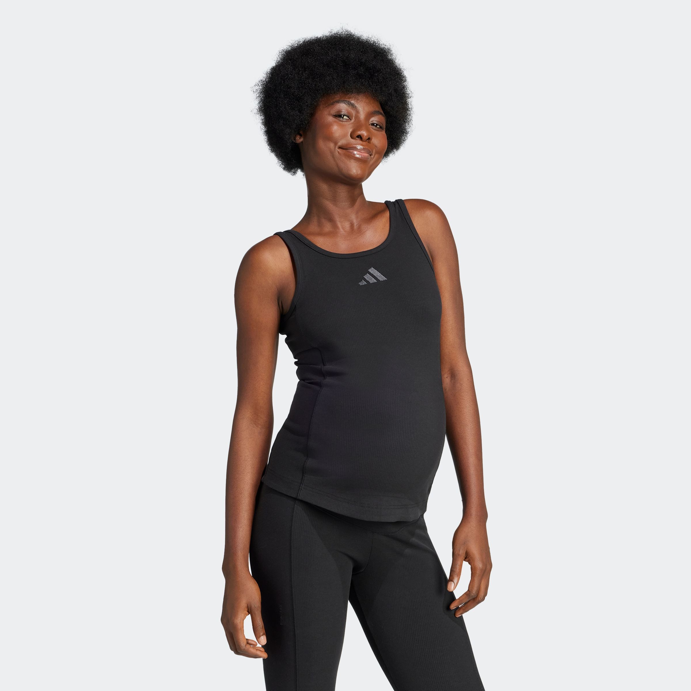 adidas Sportswear Tanktop W MATERNITY TK dames tanktops maat S zwart
