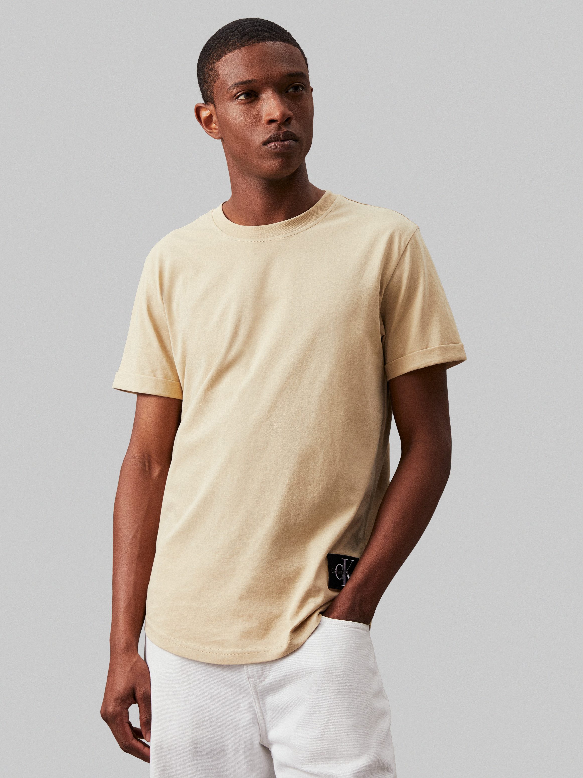 Calvin Klein T-shirt BADGE TURN UP SLEEVE