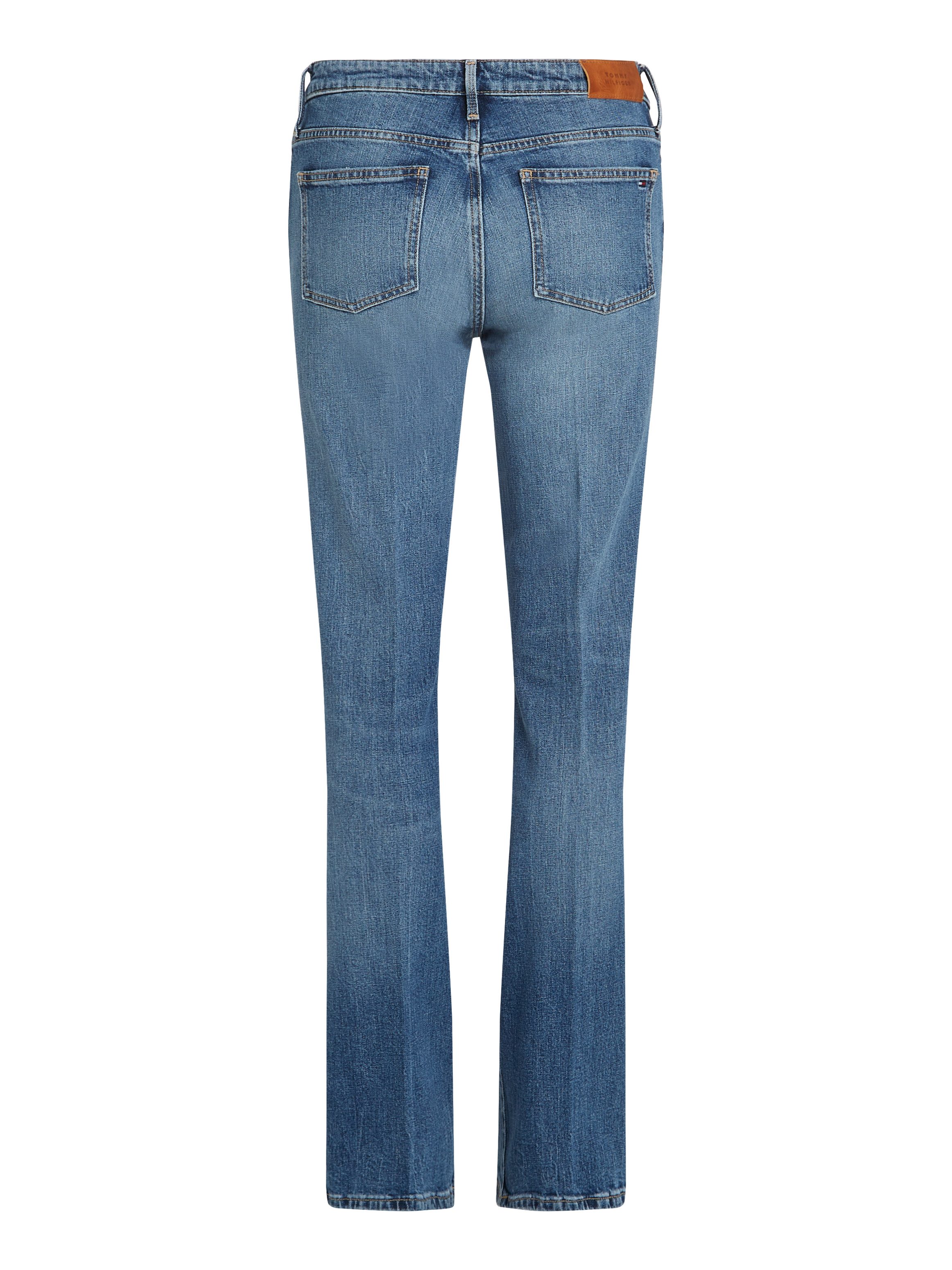 Tommy Hilfiger Bootcut jeans BOOTCUT RW BEA met leren badge