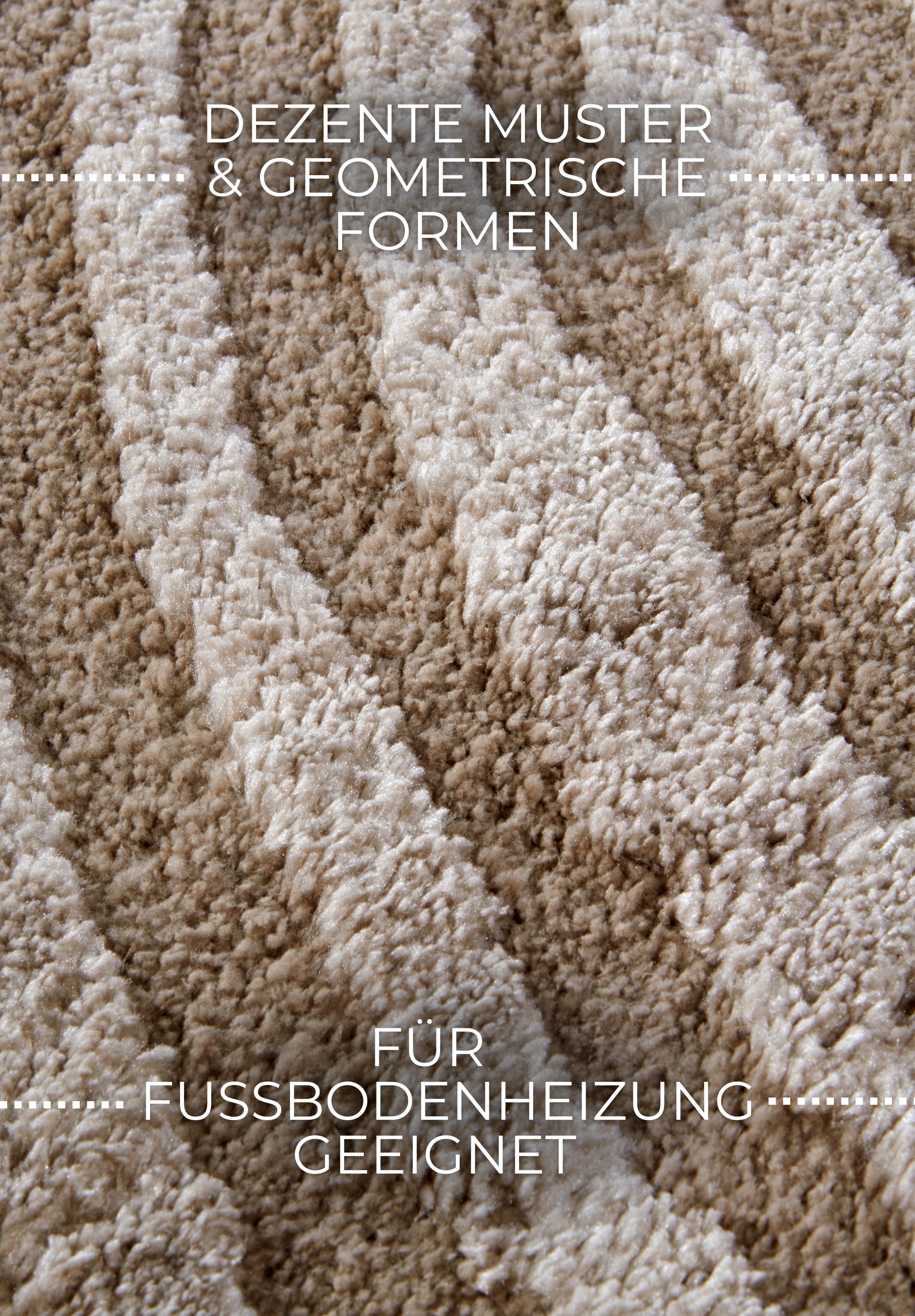 ELLE DECORATION Design-vloerkleed Pigment Hoogpolig, shaggy, loper, zacht, langpolig, modern, hoog-laag effect