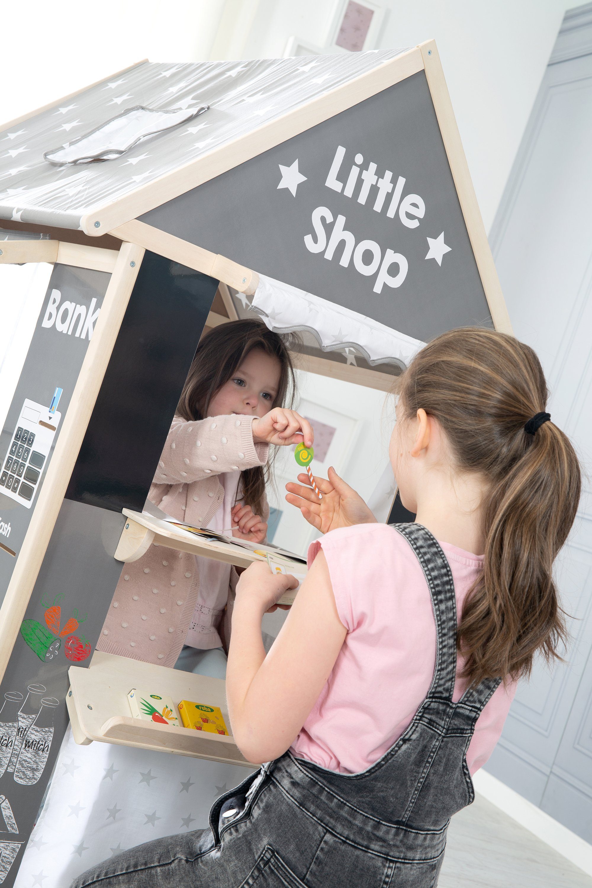 Roba® Speelhuis Little Stars met vier verschillende speelzijden