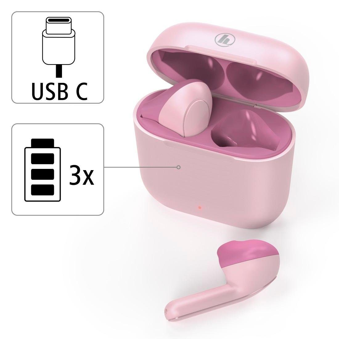 Hama Bluetooth-hoofdtelefoon Bluetooth®-hoofdtelefoon "Freedom light", in-ear, Earbuds spraakbesturing