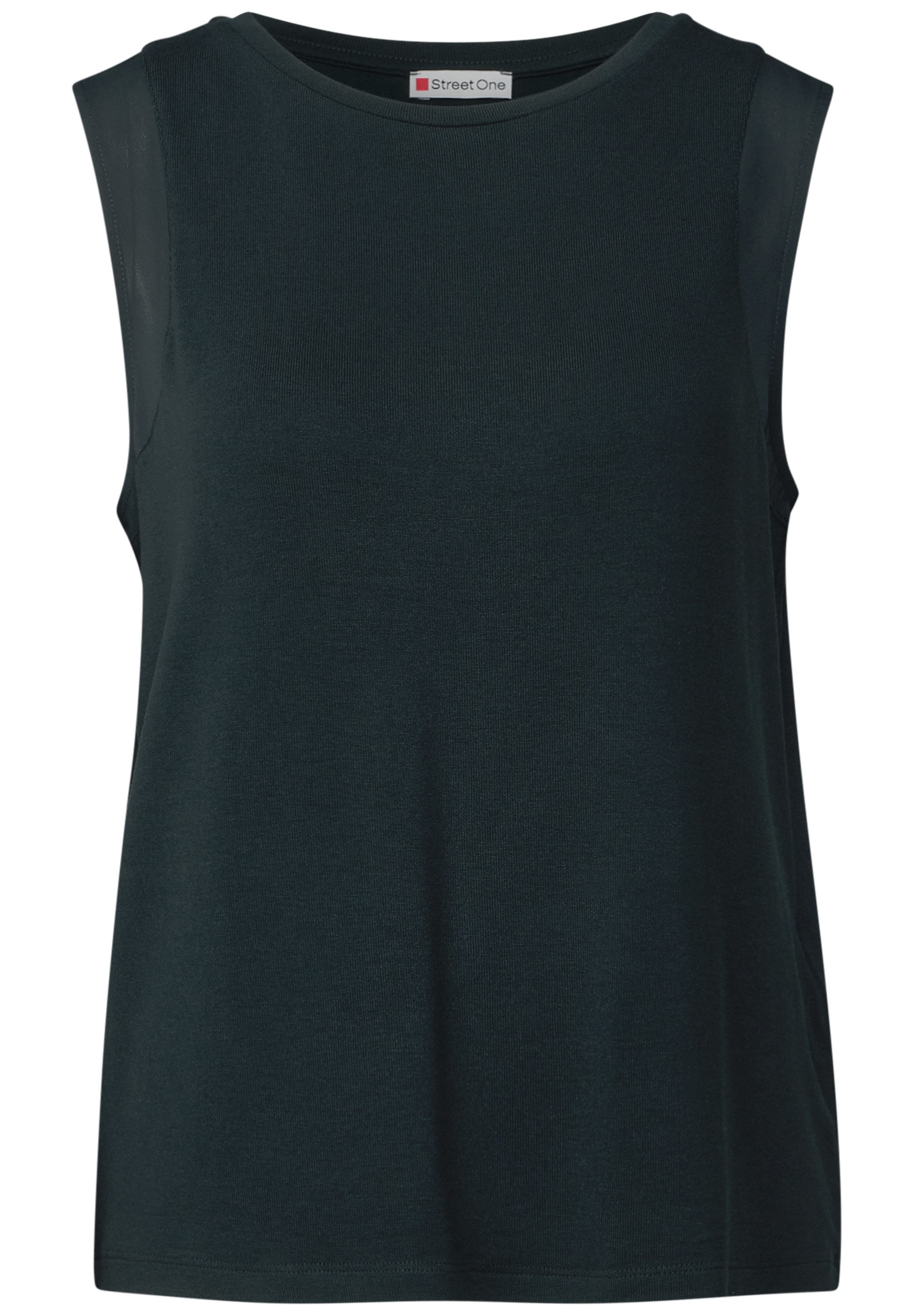 STREET ONE Top met chiffondetails